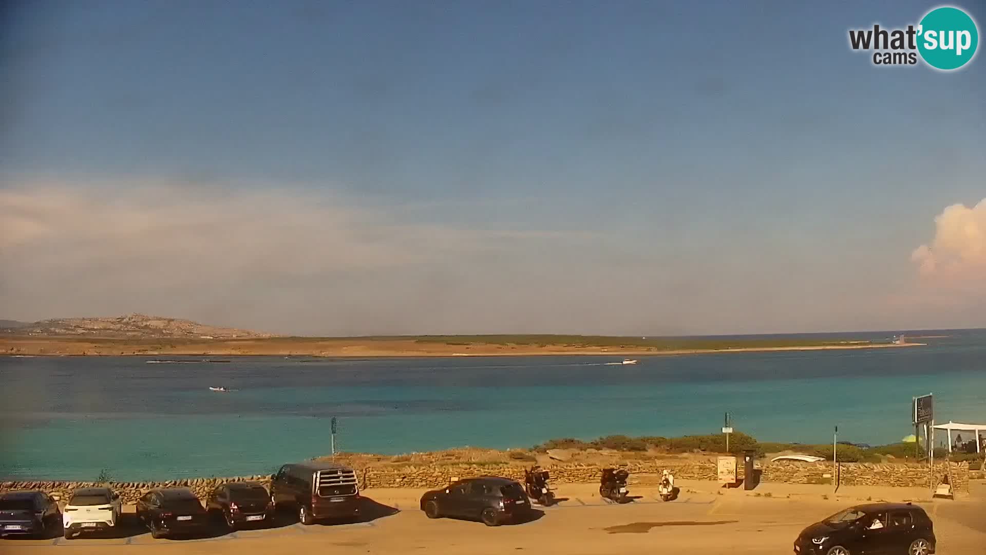 Stintino Webcam en direct Plage de La Pelosa – Sardaigne – Italie