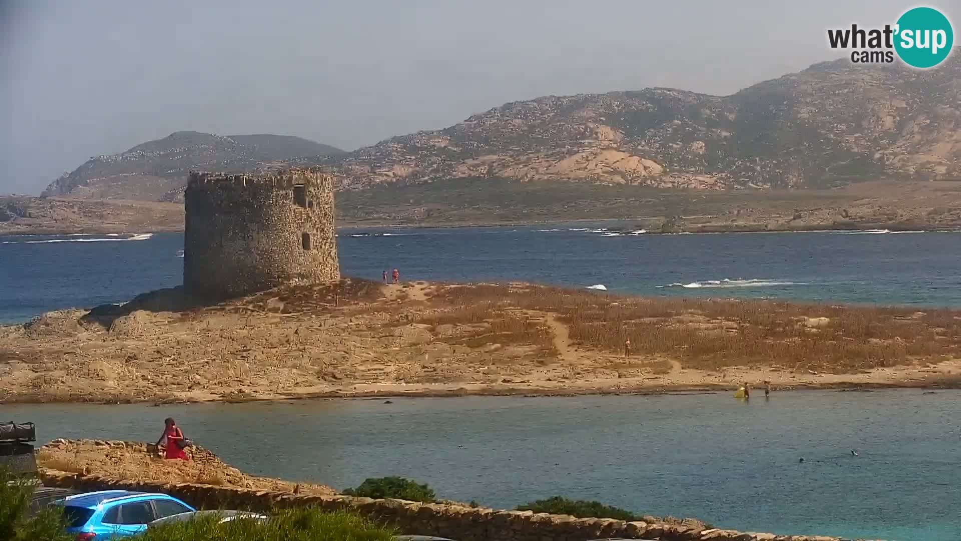 Stintino Web kamera uživo plaža La Pelosa – Sardinija – Italija