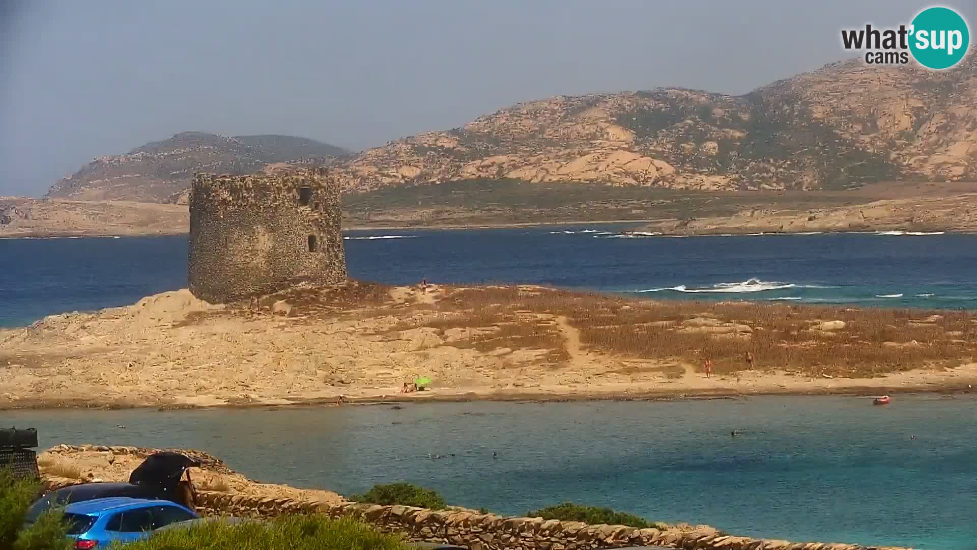 Stintino Cámara web en vivo Playa de La Pelosa – Cerdeña – Italia