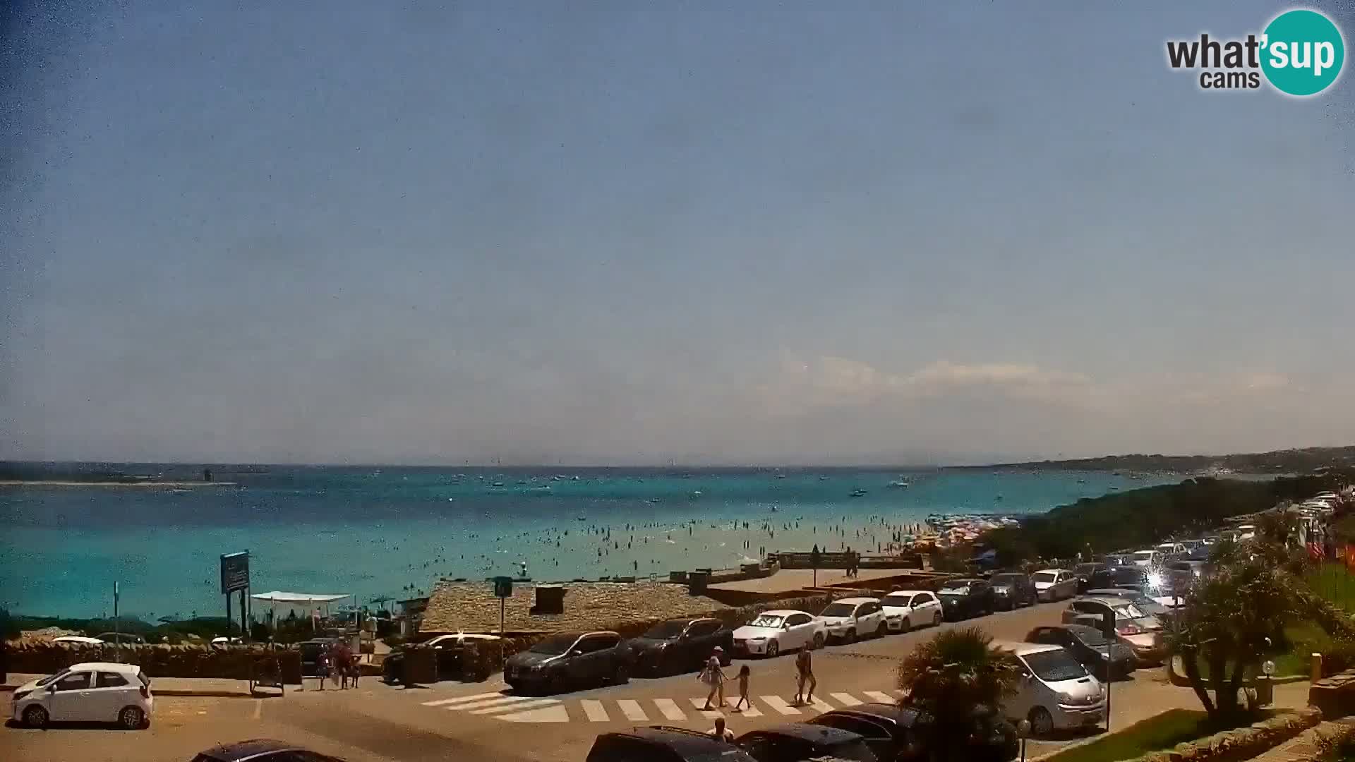 Capo Falcone spletna kamera Stintino – Plaža La Pelosa