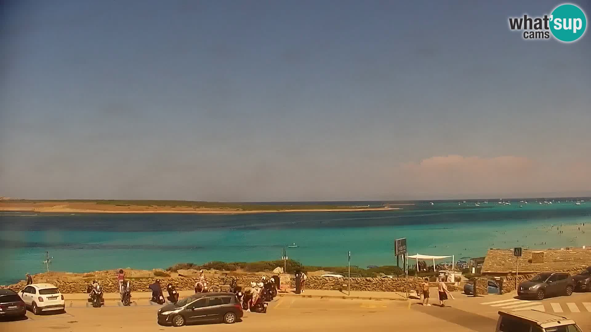 Capo Falcone spletna kamera Stintino – Plaža La Pelosa