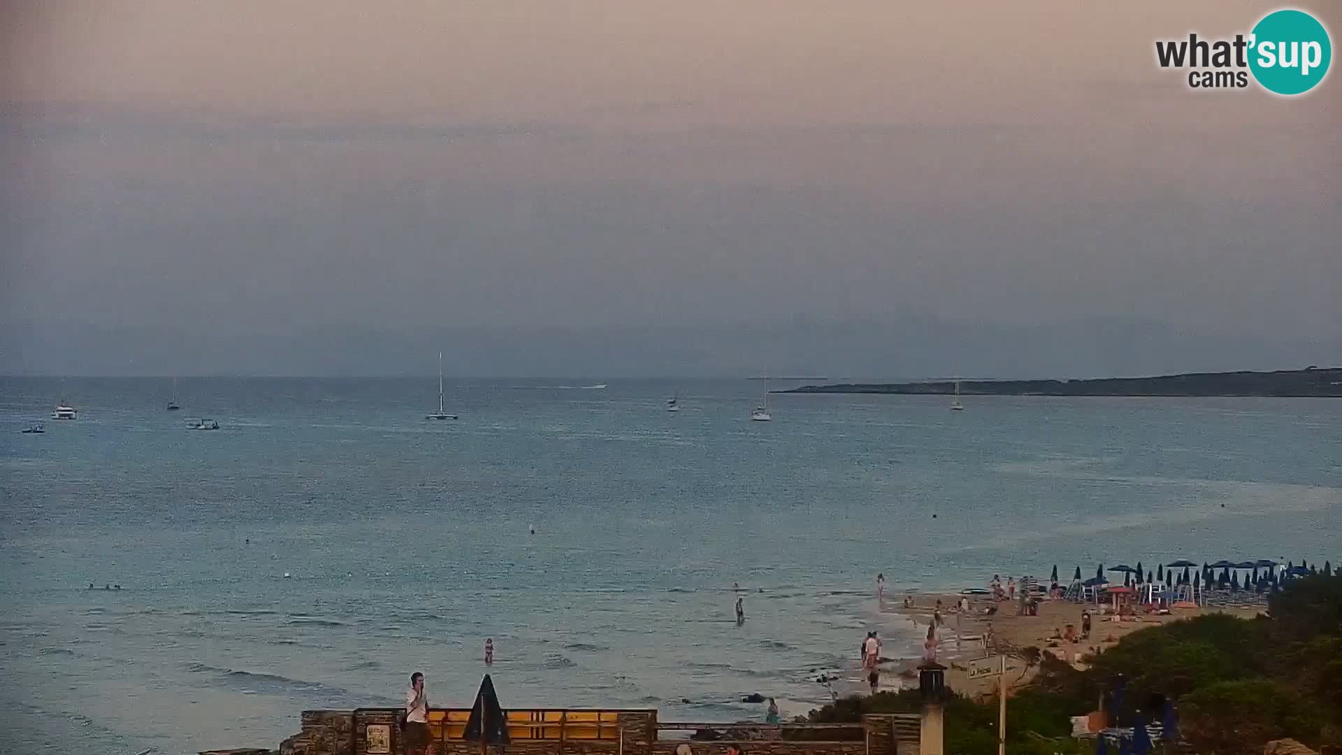 Capo Falcone livecam Stintino – La Pelosa Strand