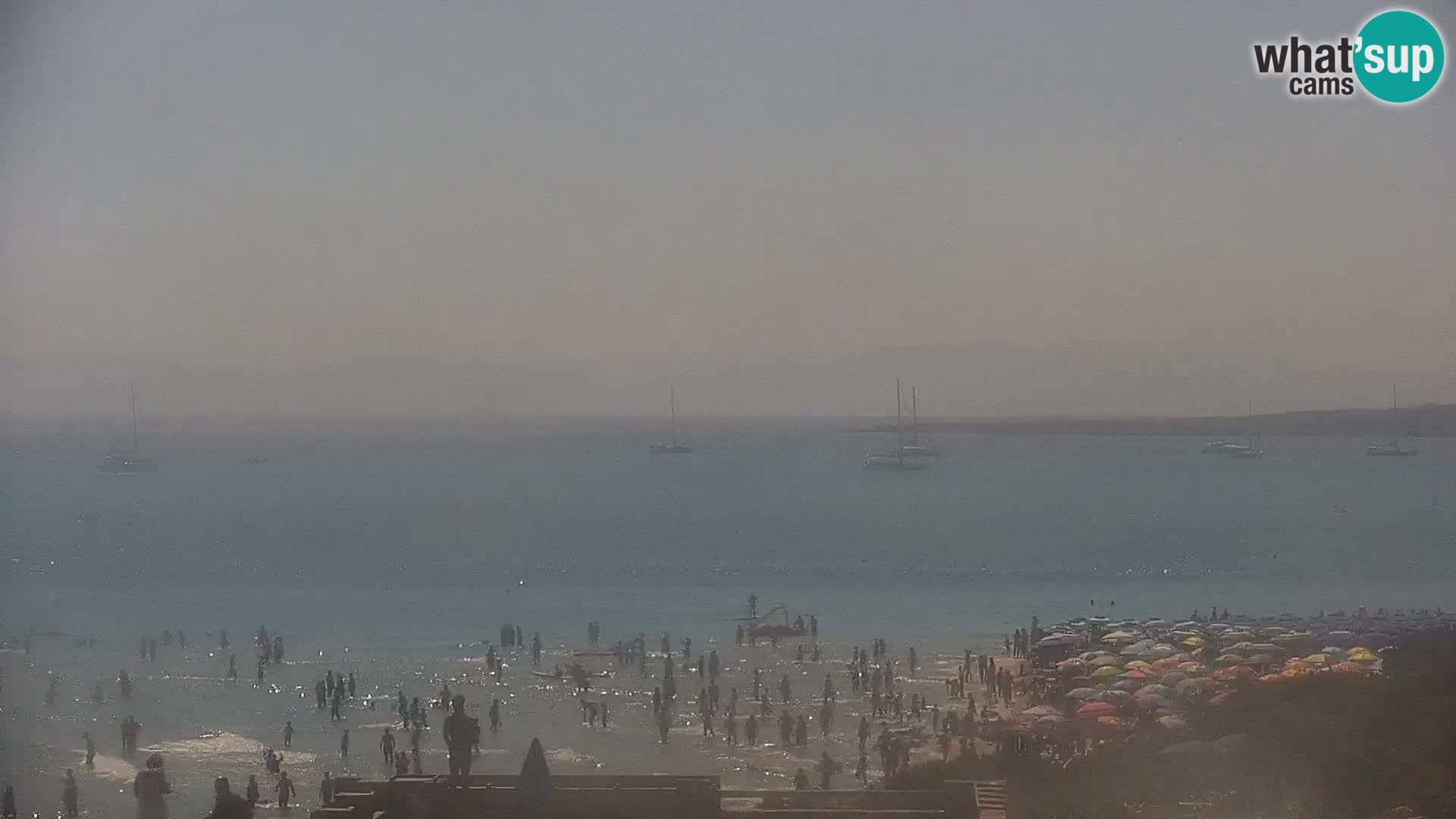 Stintino Webcam en direct Plage de La Pelosa – Sardaigne – Italie