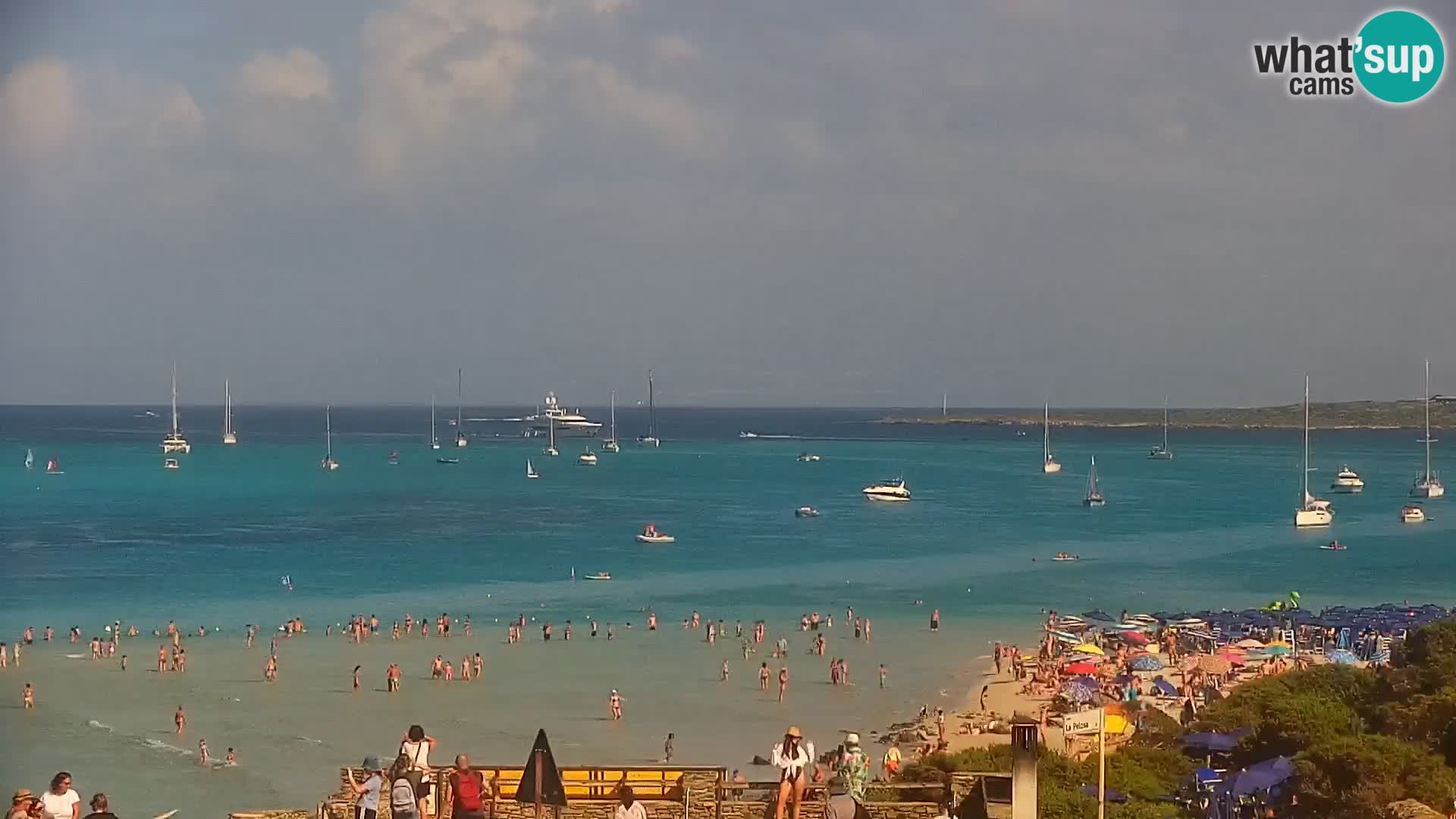 Stintino Cámara web en vivo Playa de La Pelosa – Cerdeña – Italia
