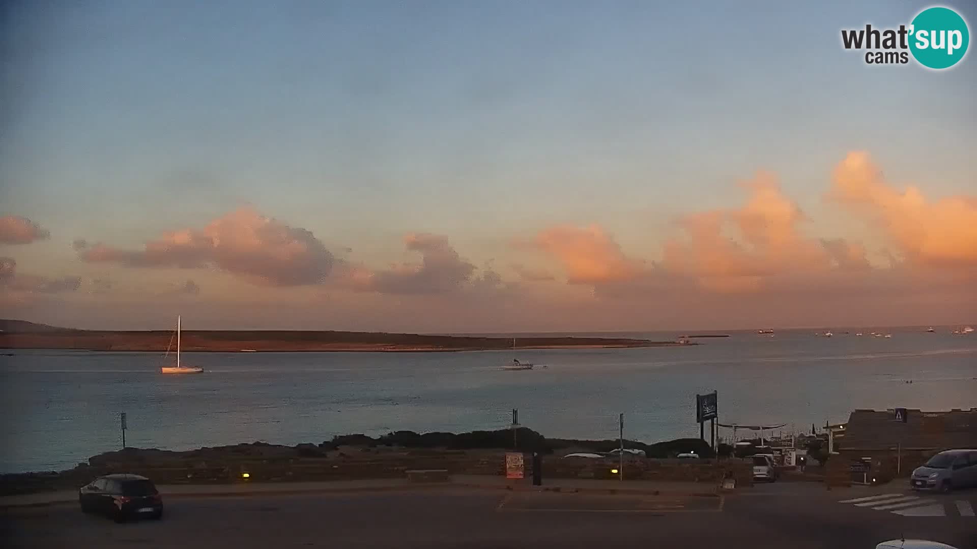Capo Falcone livecam Stintino – La Pelosa Strand