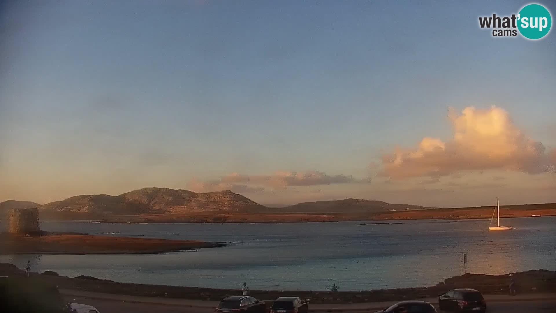 Capo Falcone spletna kamera Stintino – Plaža La Pelosa