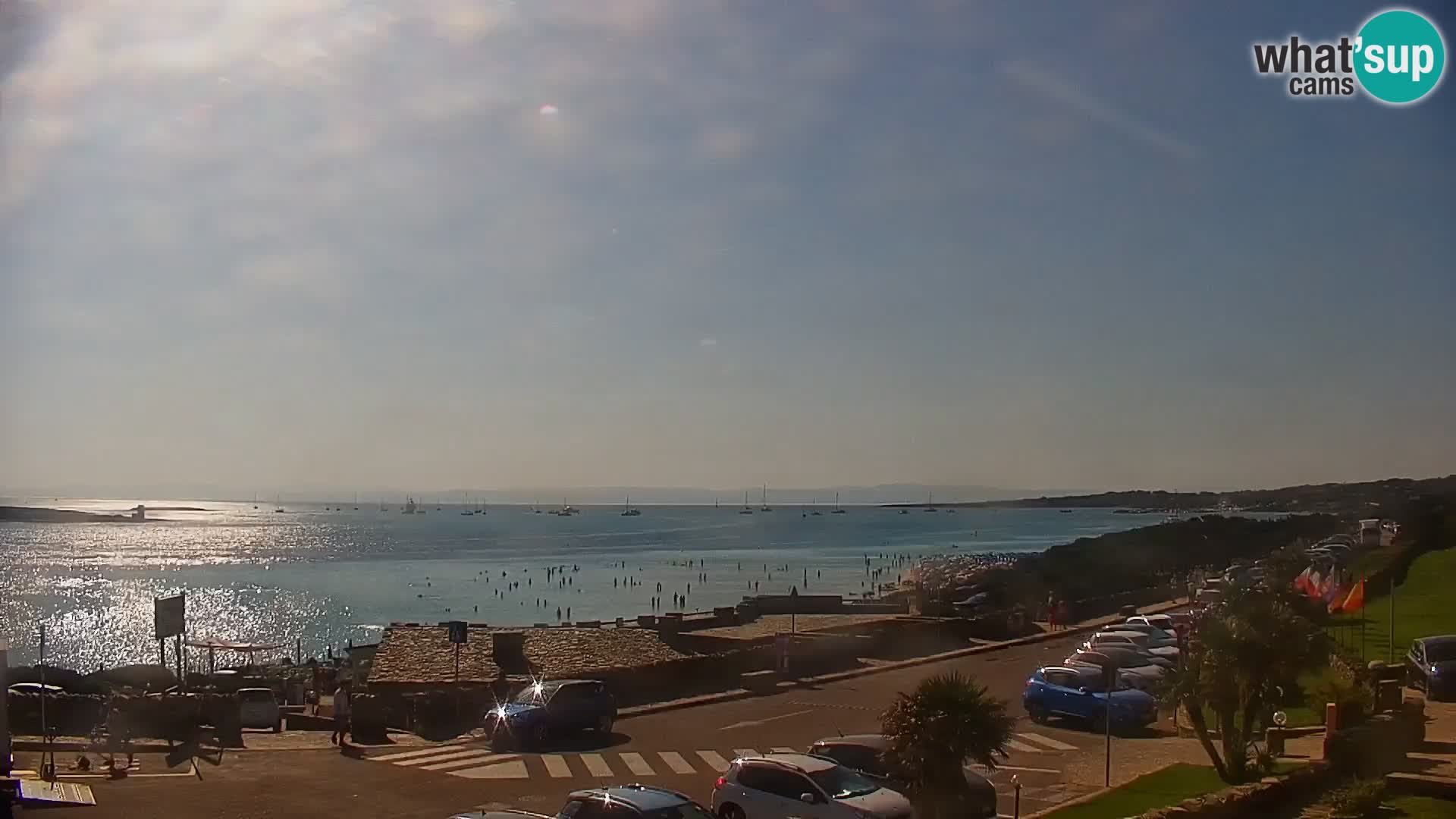 Stintino Cámara web en vivo Playa de La Pelosa – Cerdeña – Italia