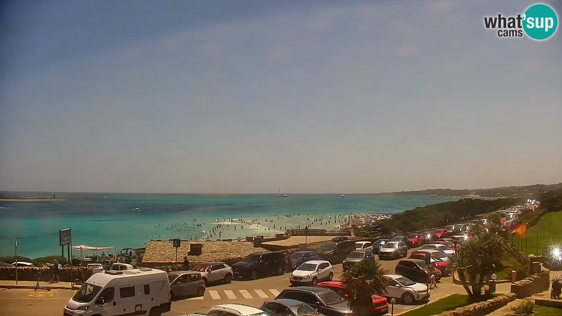 Capo Falcone spletna kamera Stintino – Plaža La Pelosa