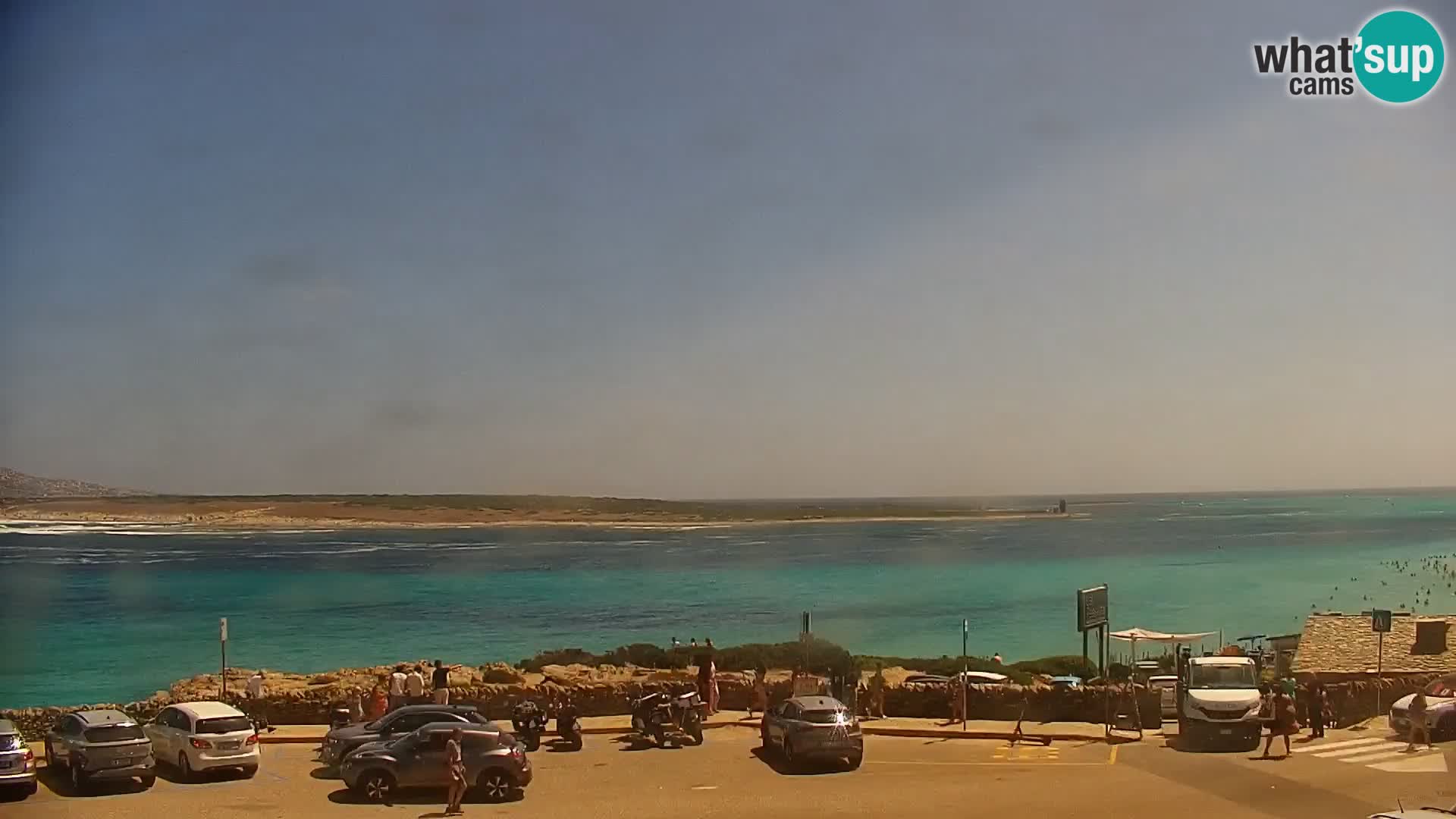 Stintino Webcam en direct Plage de La Pelosa – Sardaigne – Italie