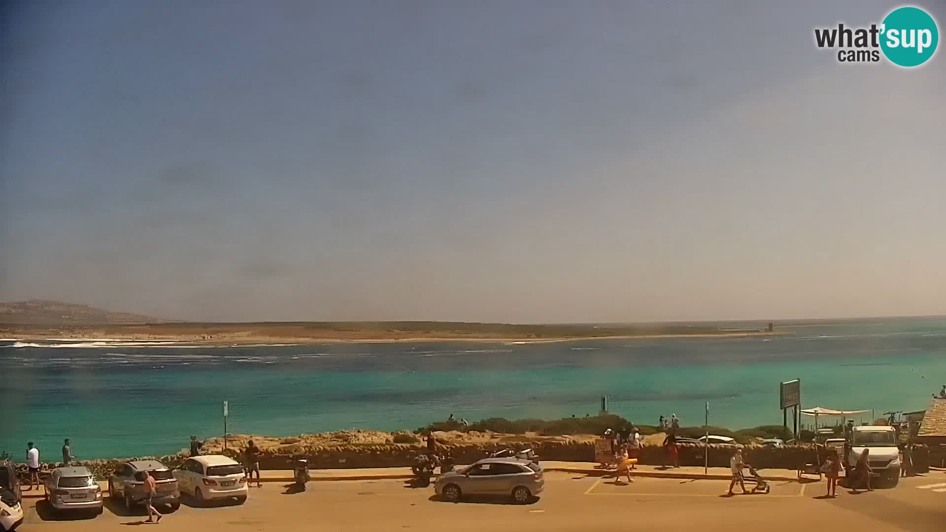 Stintino Web kamera uživo plaža La Pelosa – Sardinija – Italija
