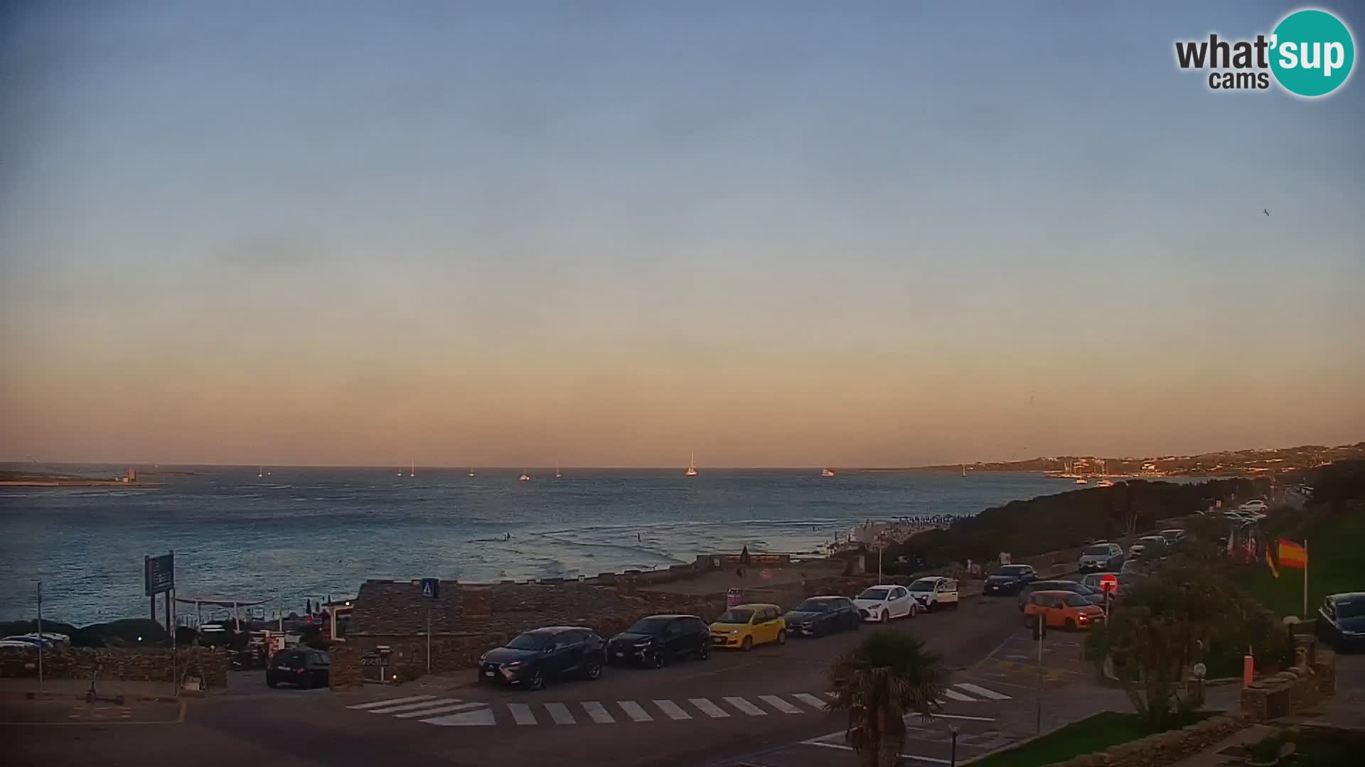 Capo Falcone livecam Stintino – La Pelosa Strand