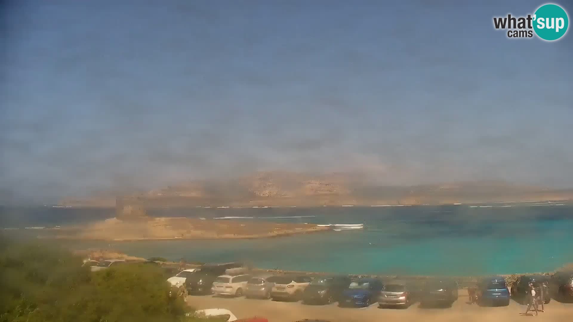 Stintino Web kamera uživo plaža La Pelosa – Sardinija – Italija