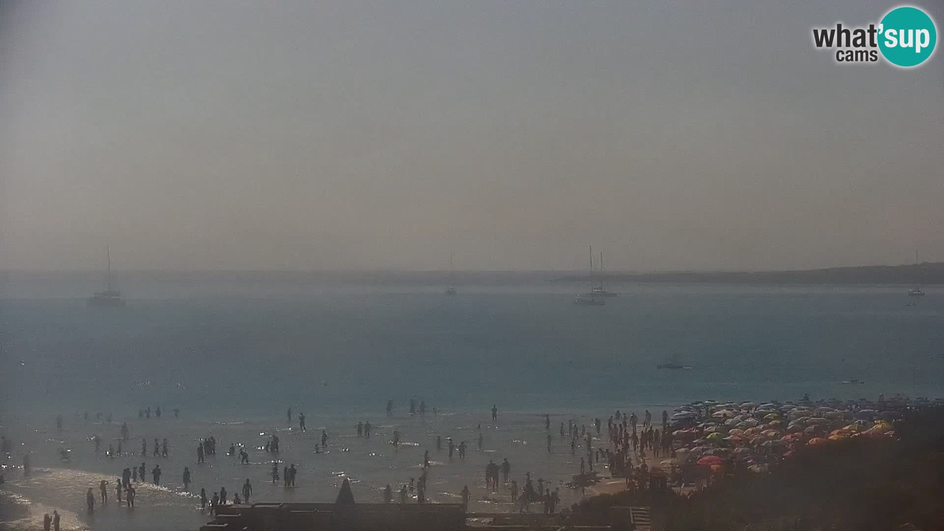 Stintino Cámara web en vivo Playa de La Pelosa – Cerdeña – Italia