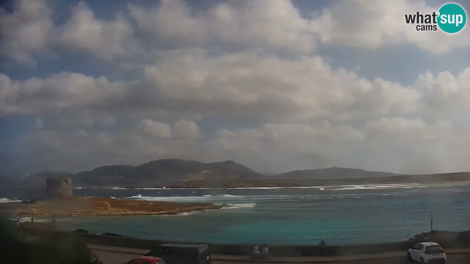 Capo Falcone livecam Stintino – La Pelosa Strand