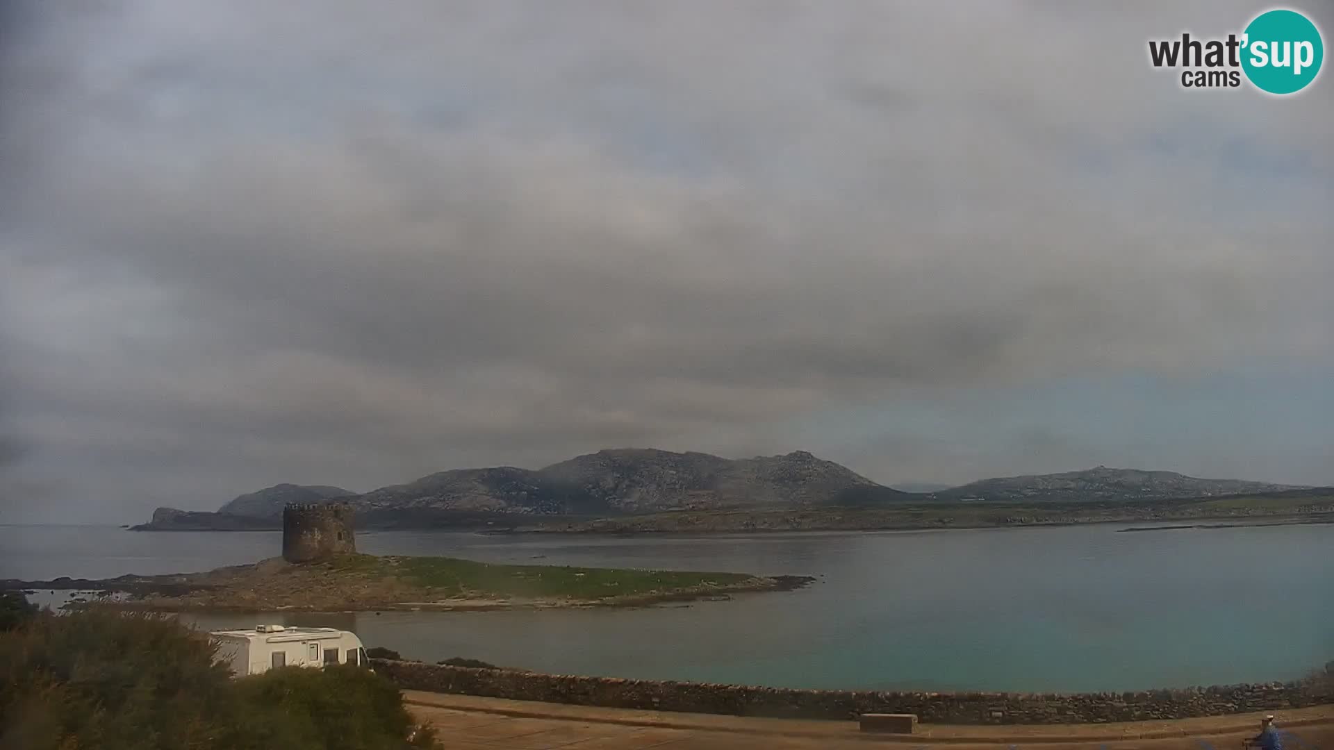 Stintino Web kamera uživo plaža La Pelosa – Sardinija – Italija