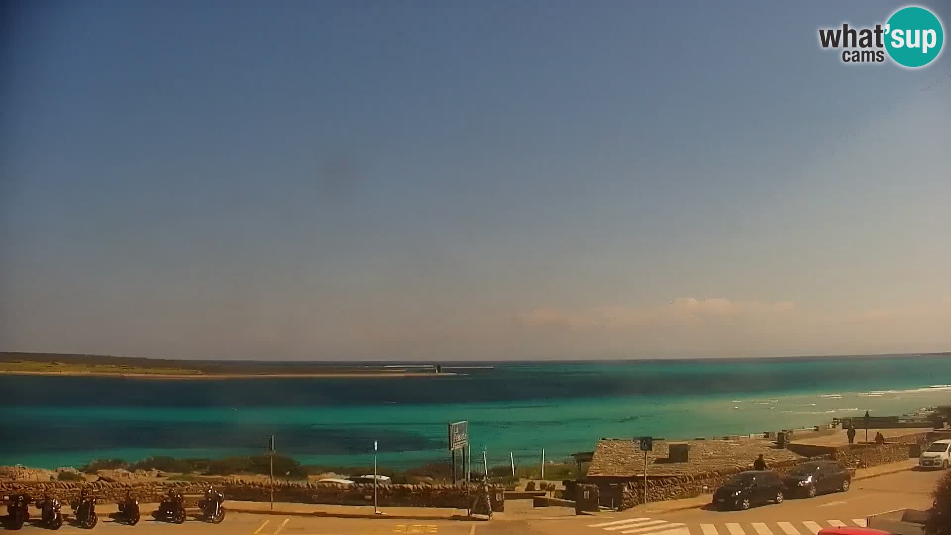 Stintino Webcam en direct Plage de La Pelosa – Sardaigne – Italie