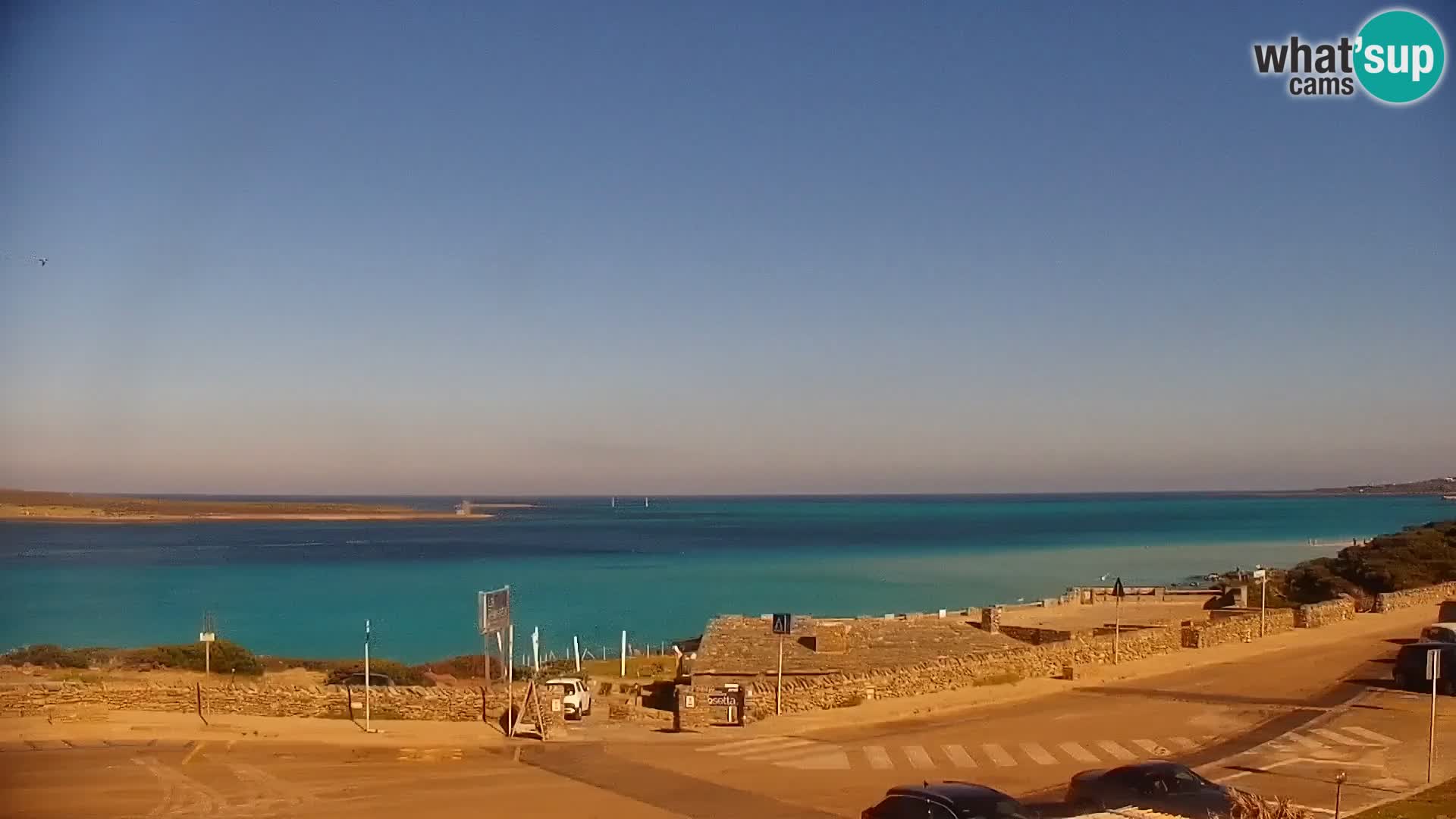 Stintino Live webcam La Pelosa beach – Sardinia – Italy