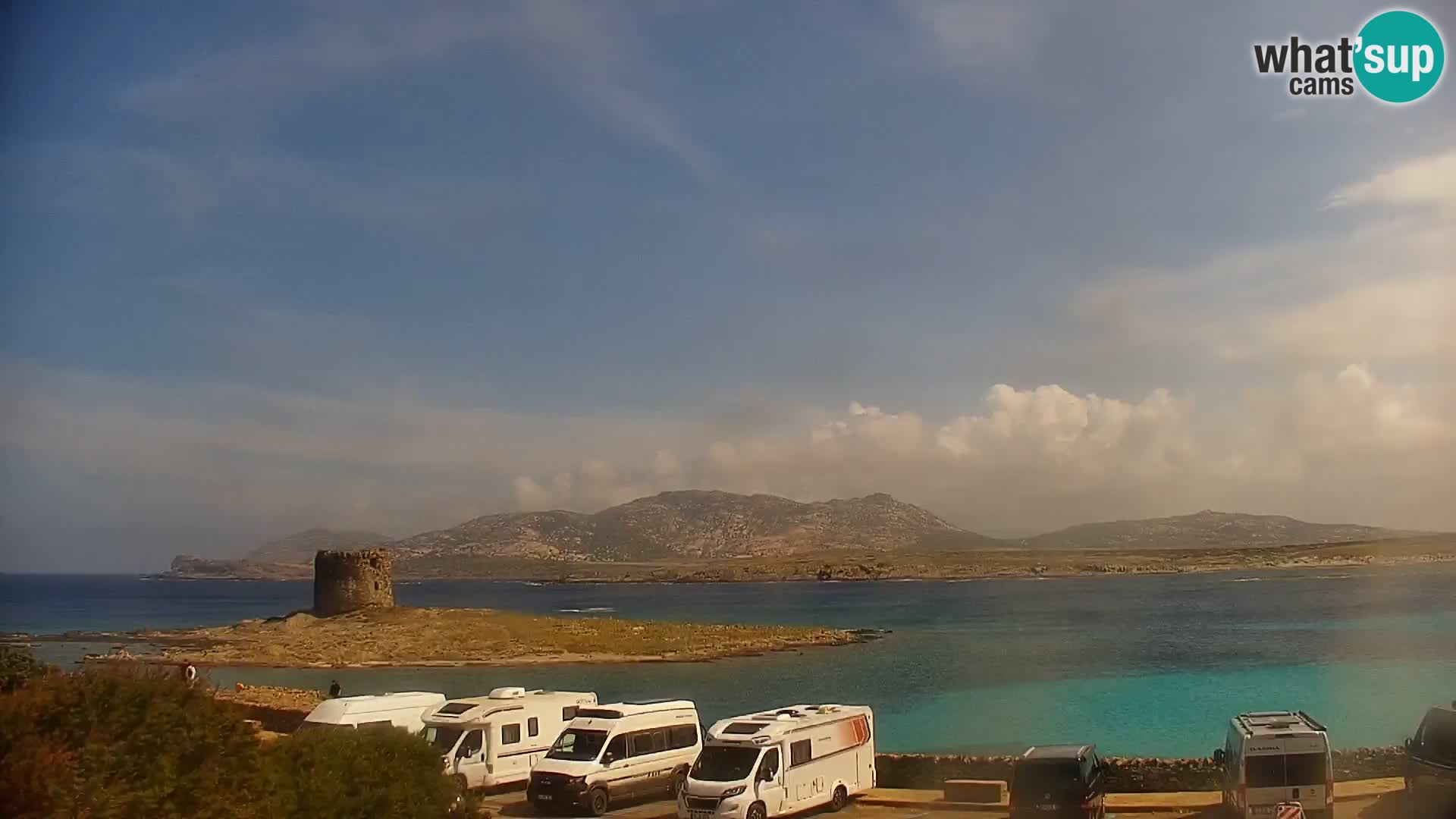 Stintino Webcam en direct Plage de La Pelosa – Sardaigne – Italie