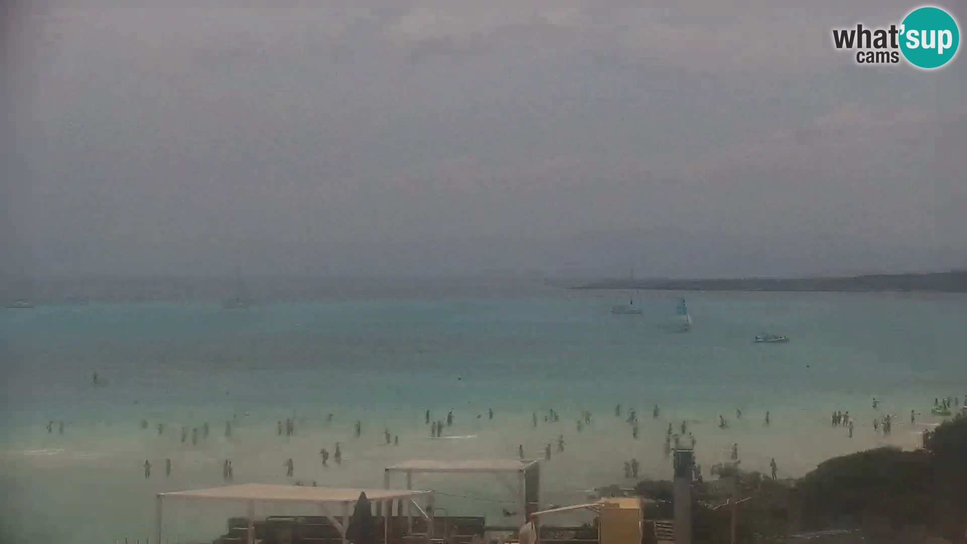 Stintino Webcam en direct Plage de La Pelosa – Sardaigne – Italie