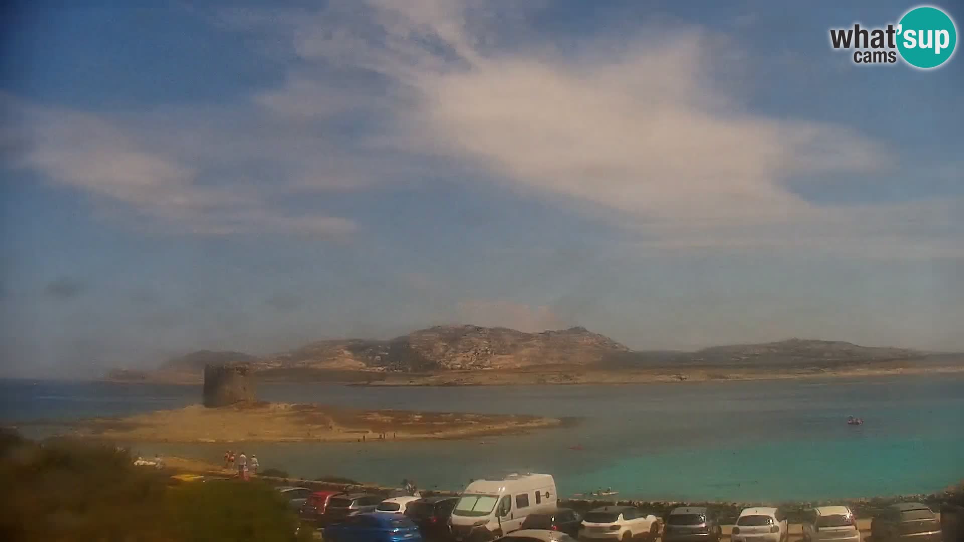 Stintino Web kamera uživo plaža La Pelosa – Sardinija – Italija