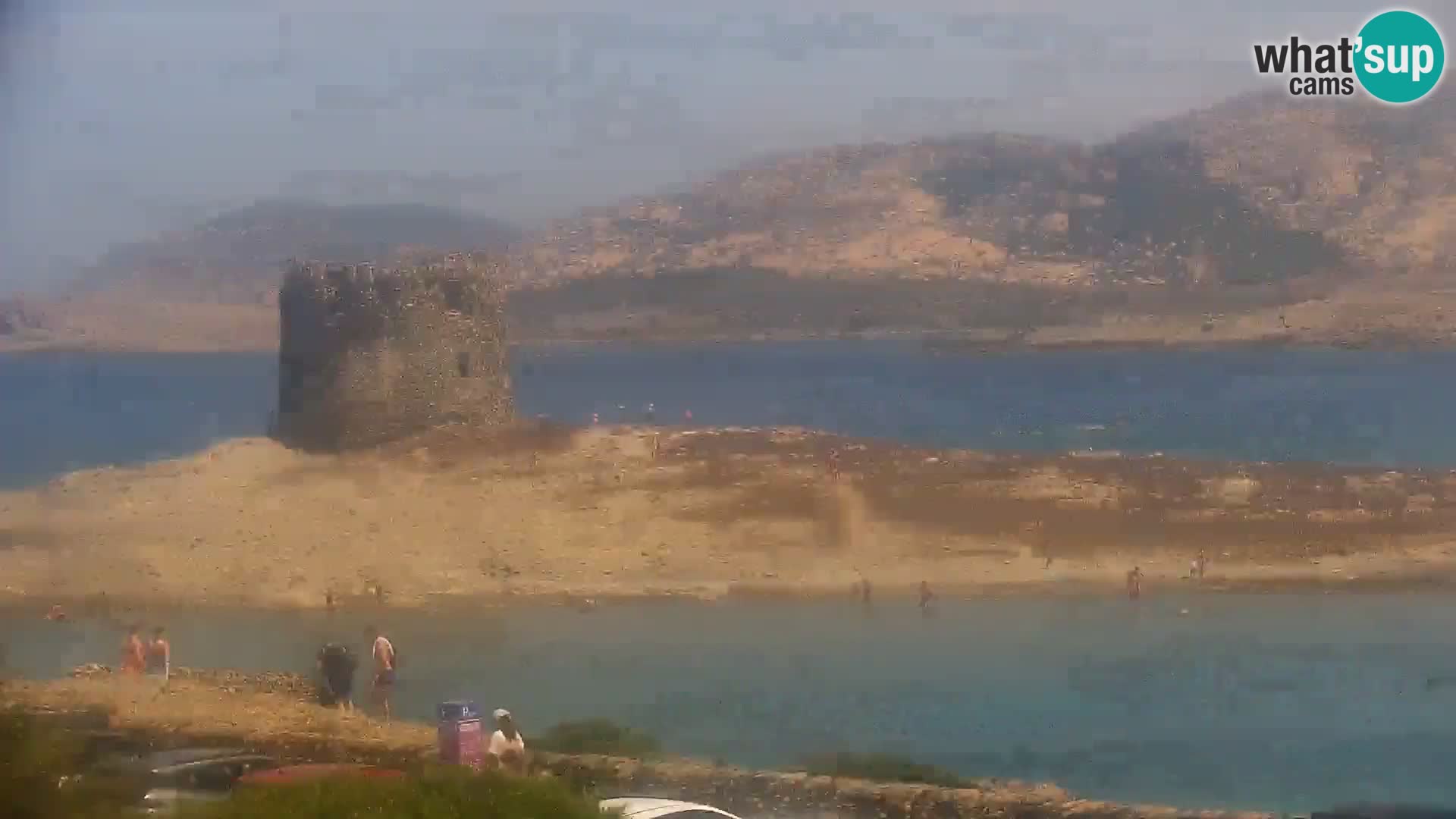 Stintino Cámara web en vivo Playa de La Pelosa – Cerdeña – Italia