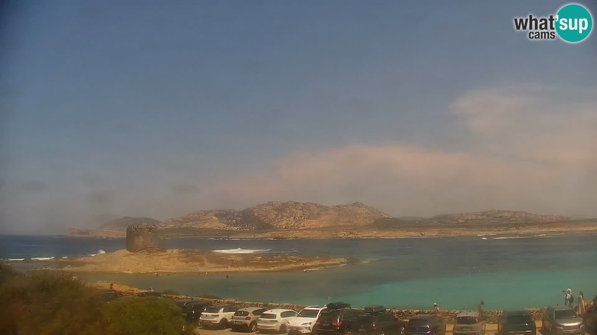 Stintino Cámara web en vivo Playa de La Pelosa – Cerdeña – Italia