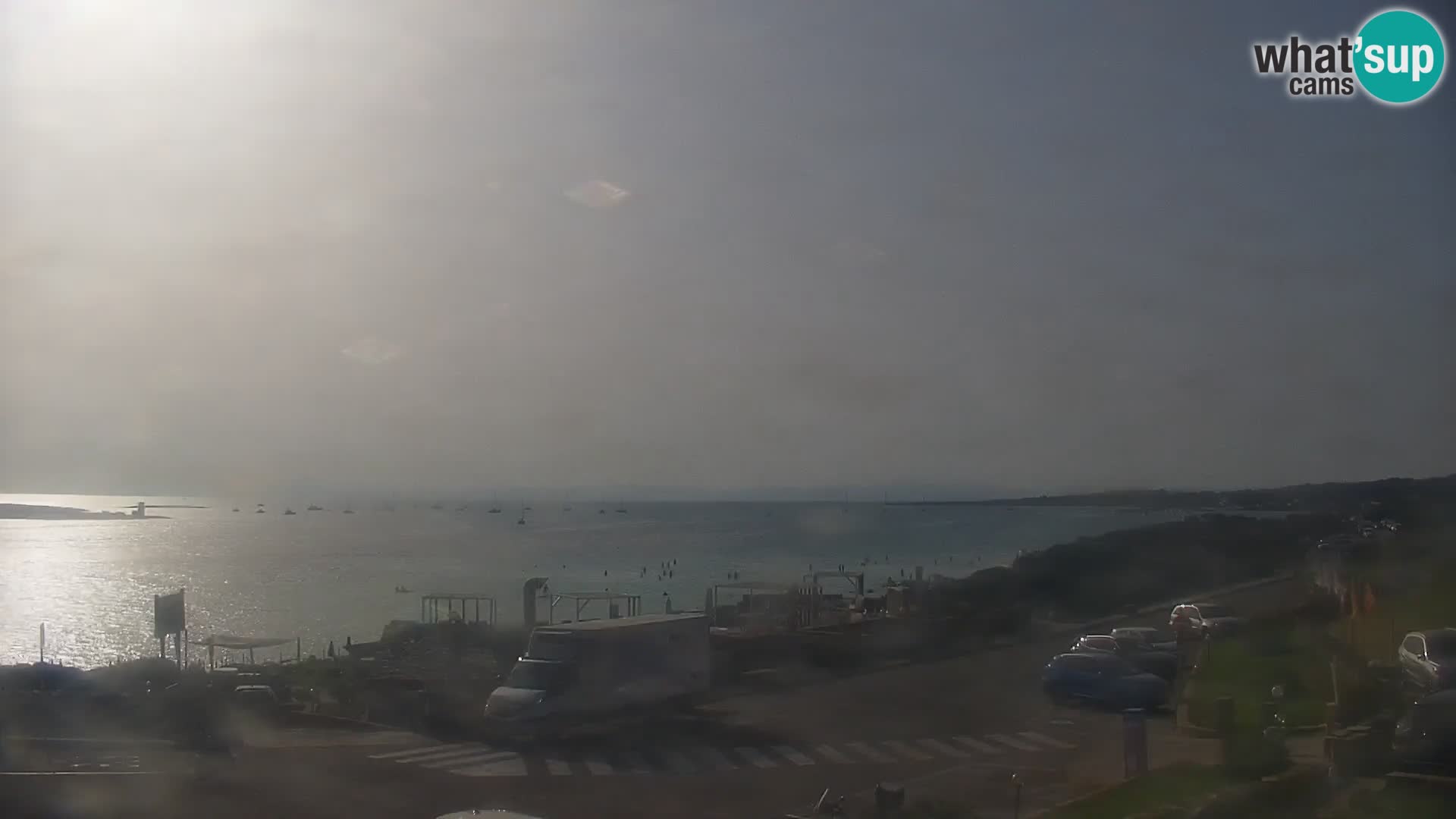 Stintino Webcam en direct Plage de La Pelosa – Sardaigne – Italie