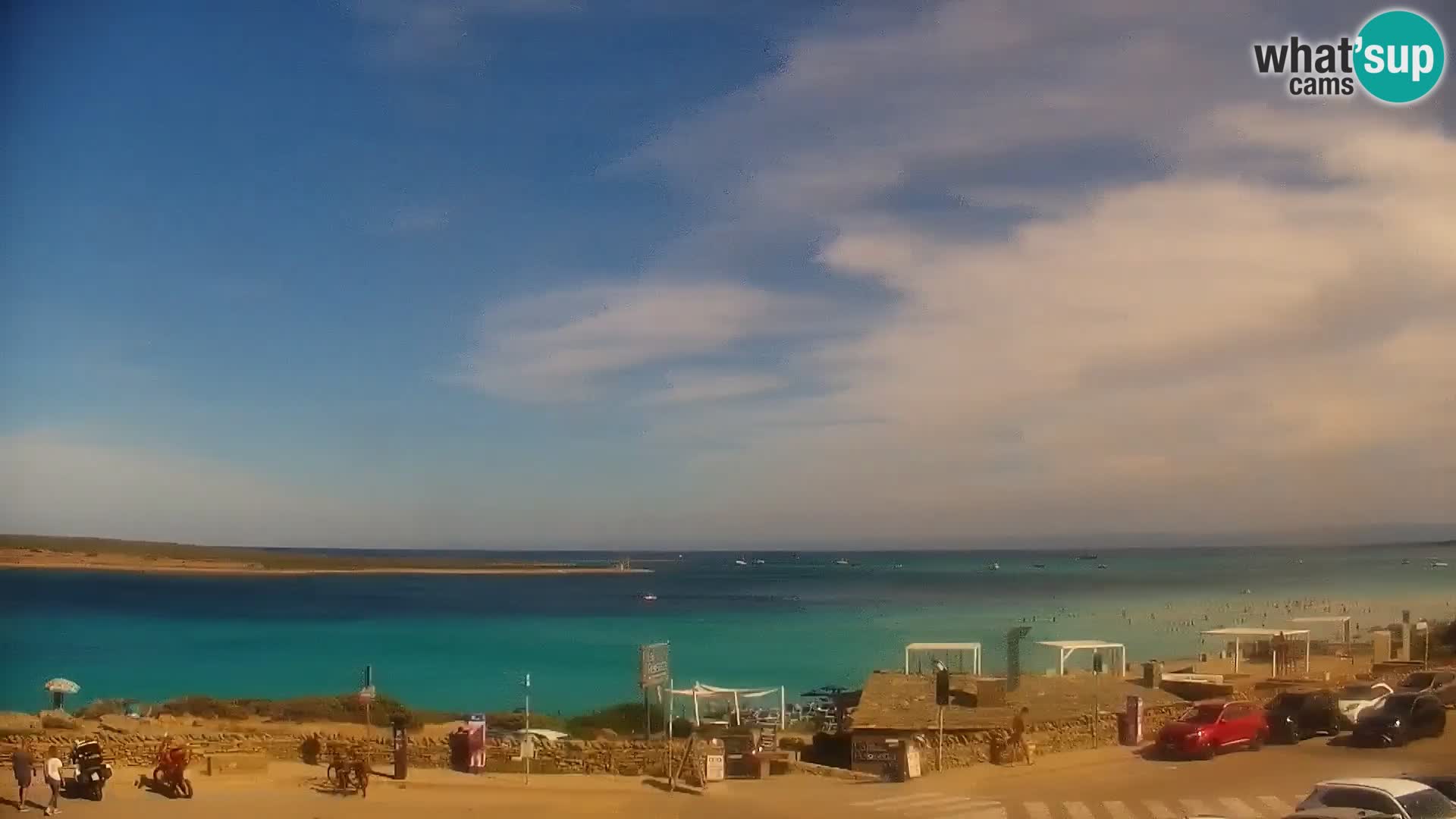 Stintino Web kamera uživo plaža La Pelosa – Sardinija – Italija