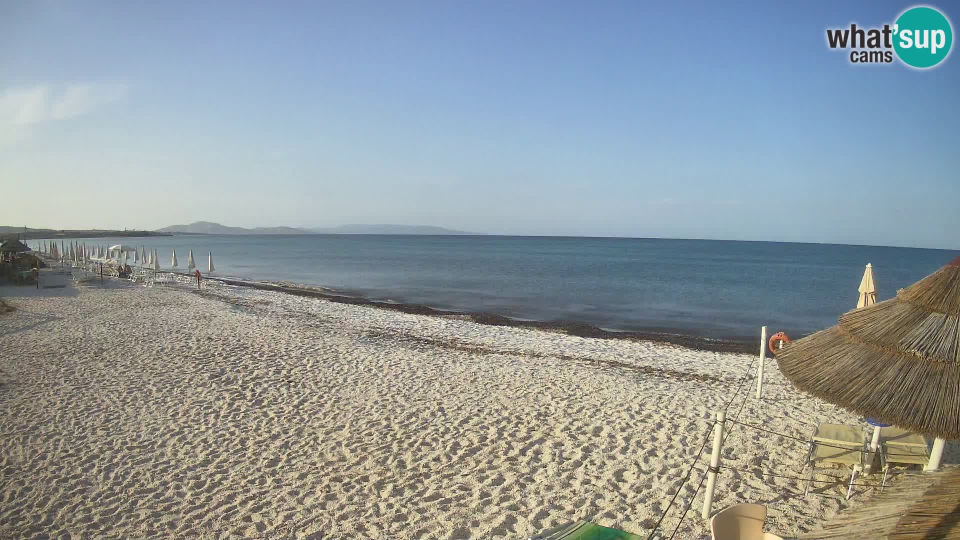 Spletna kamera plaža Le Saline Stintino | Sardinija