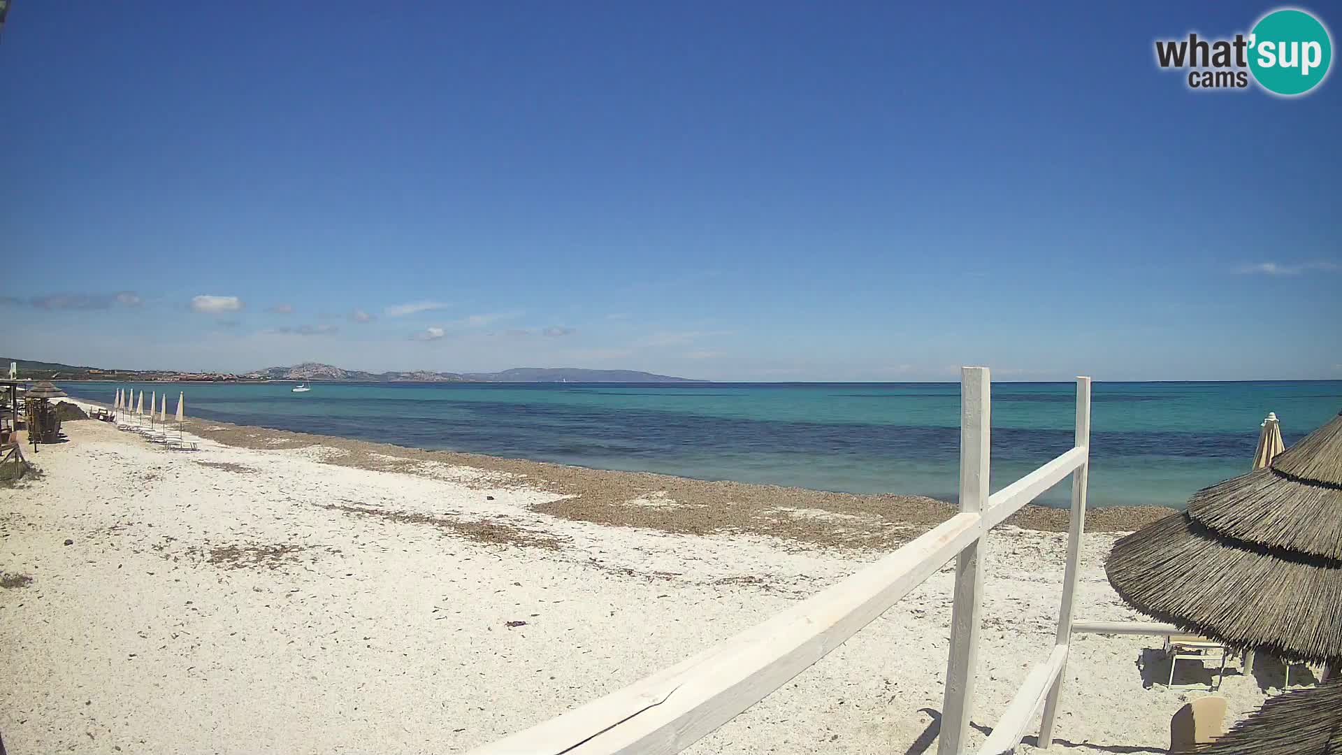 Spletna kamera plaža Le Saline Stintino | Sardinija