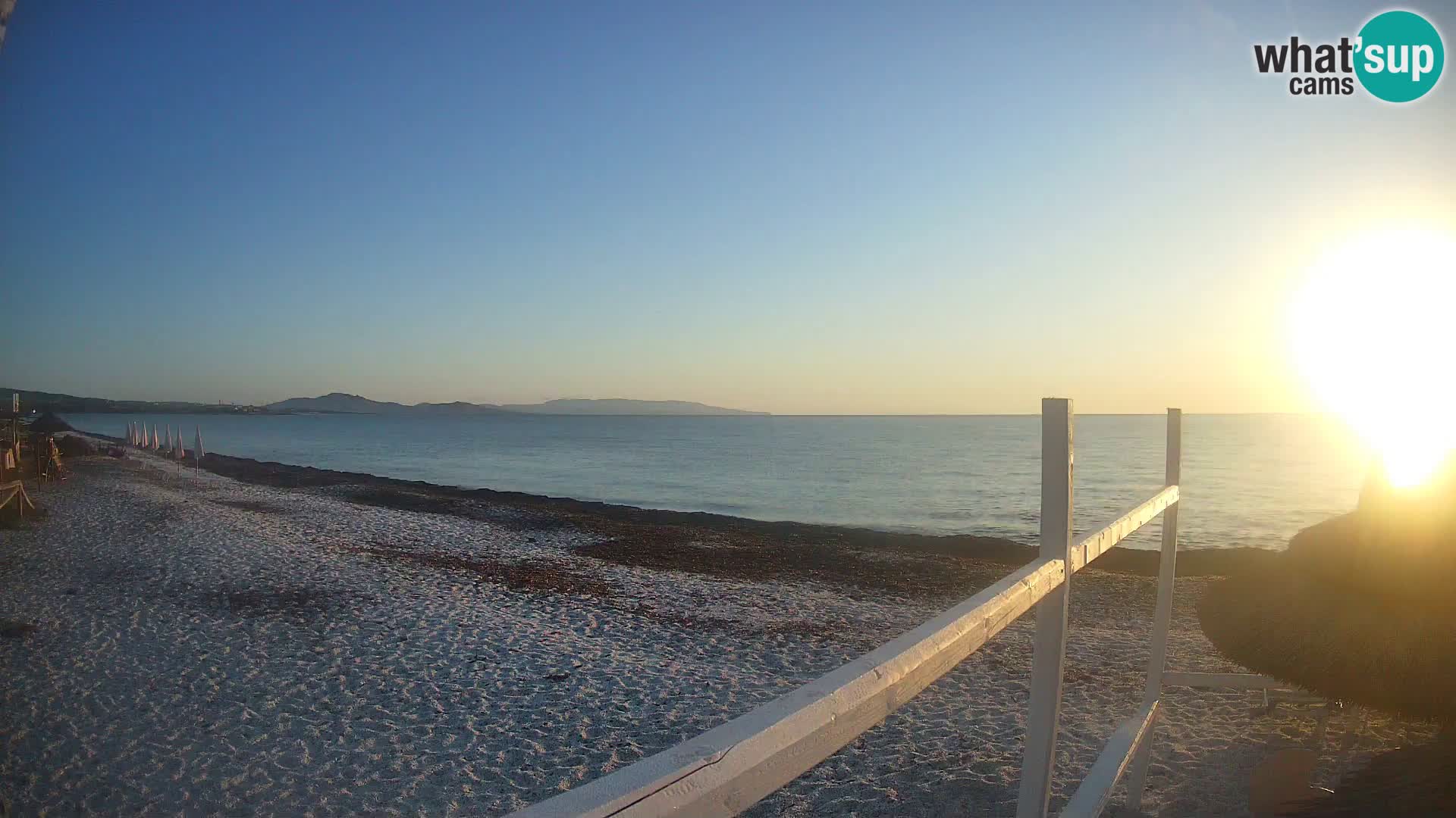 Strand Le Saline webcam Stintino | Sardinien