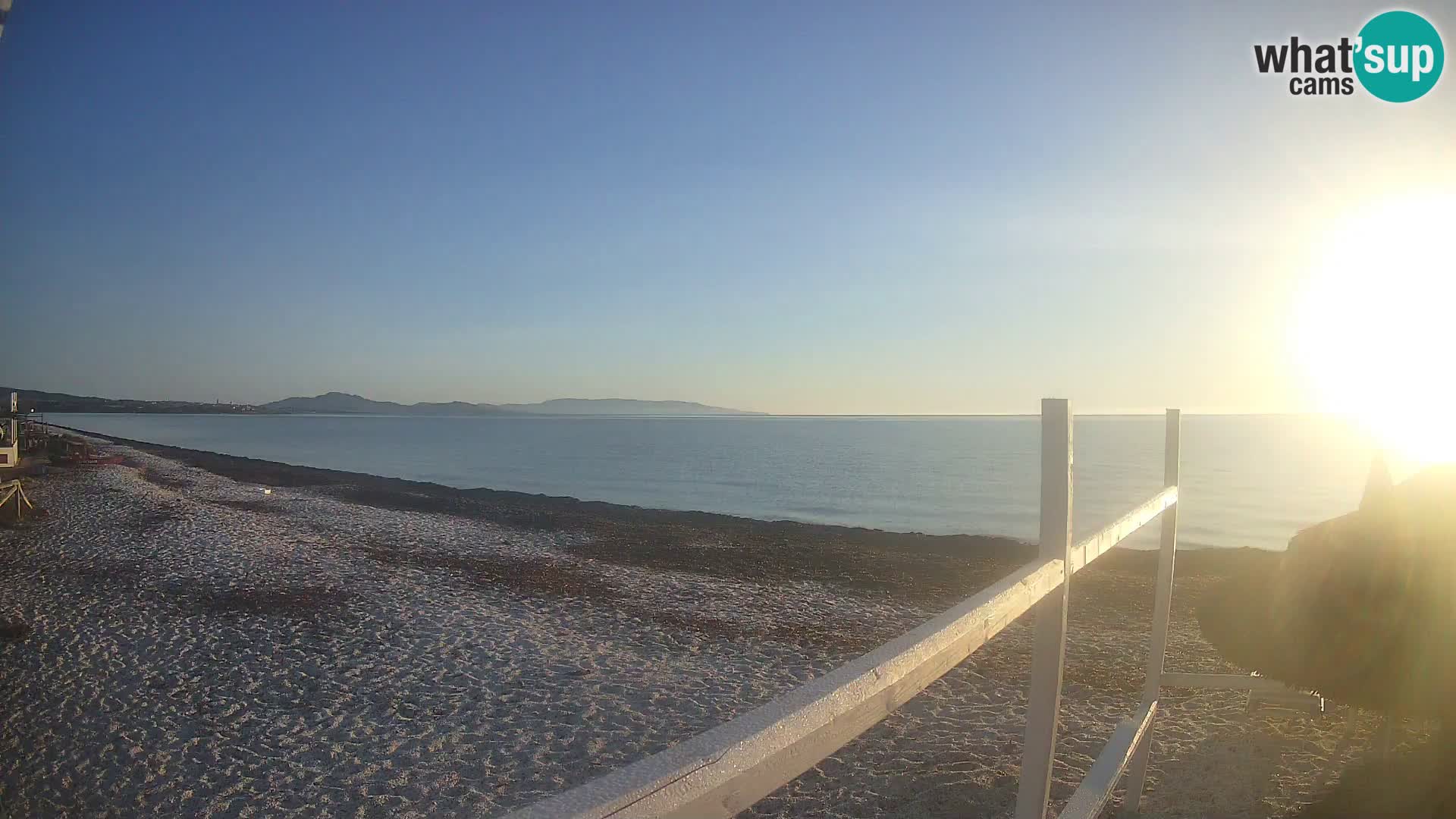 Spletna kamera plaža Le Saline Stintino | Sardinija