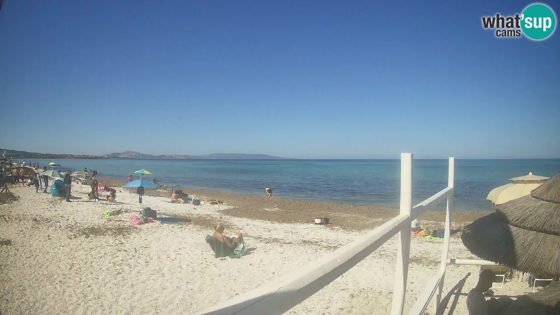 Strand Le Saline webcam Stintino | Sardinien