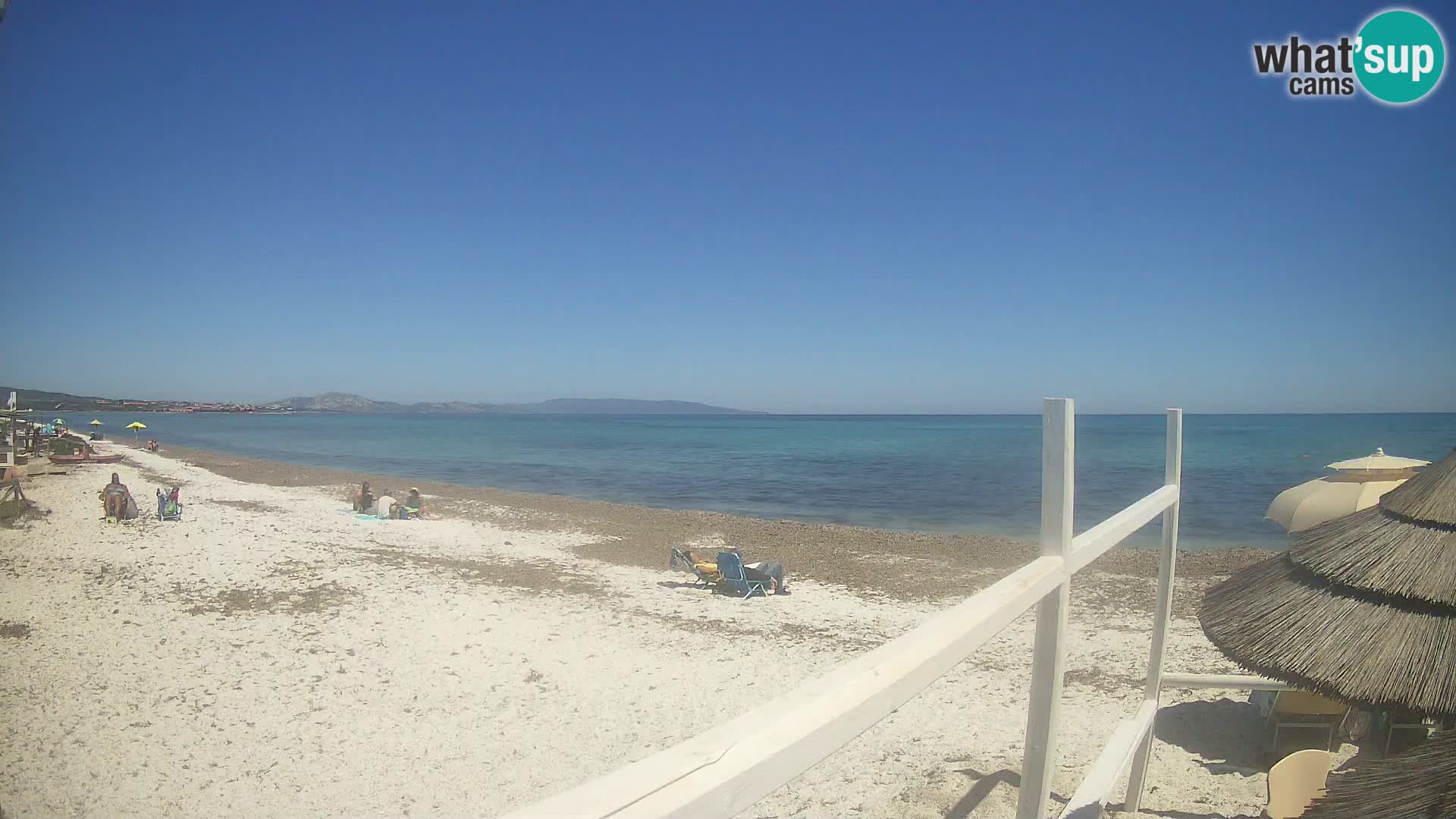 Spletna kamera plaža Le Saline Stintino | Sardinija