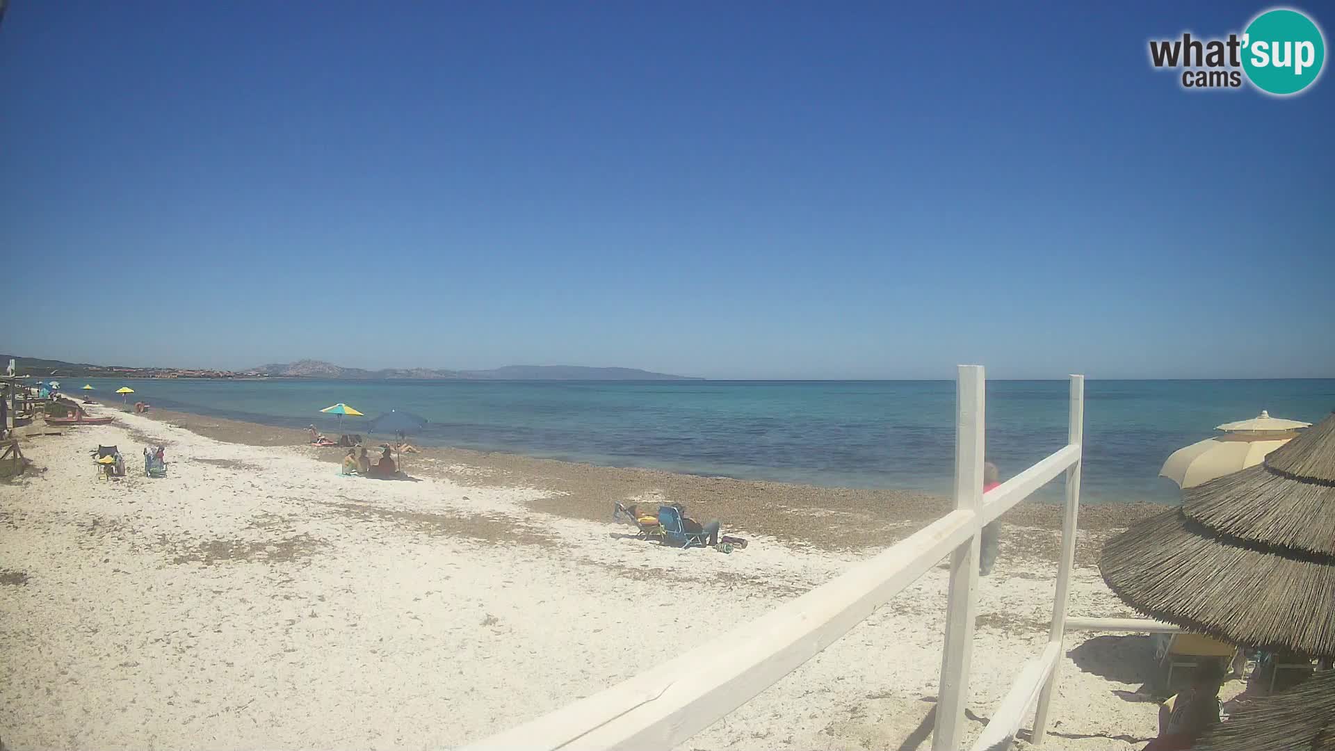 Spletna kamera plaža Le Saline Stintino | Sardinija