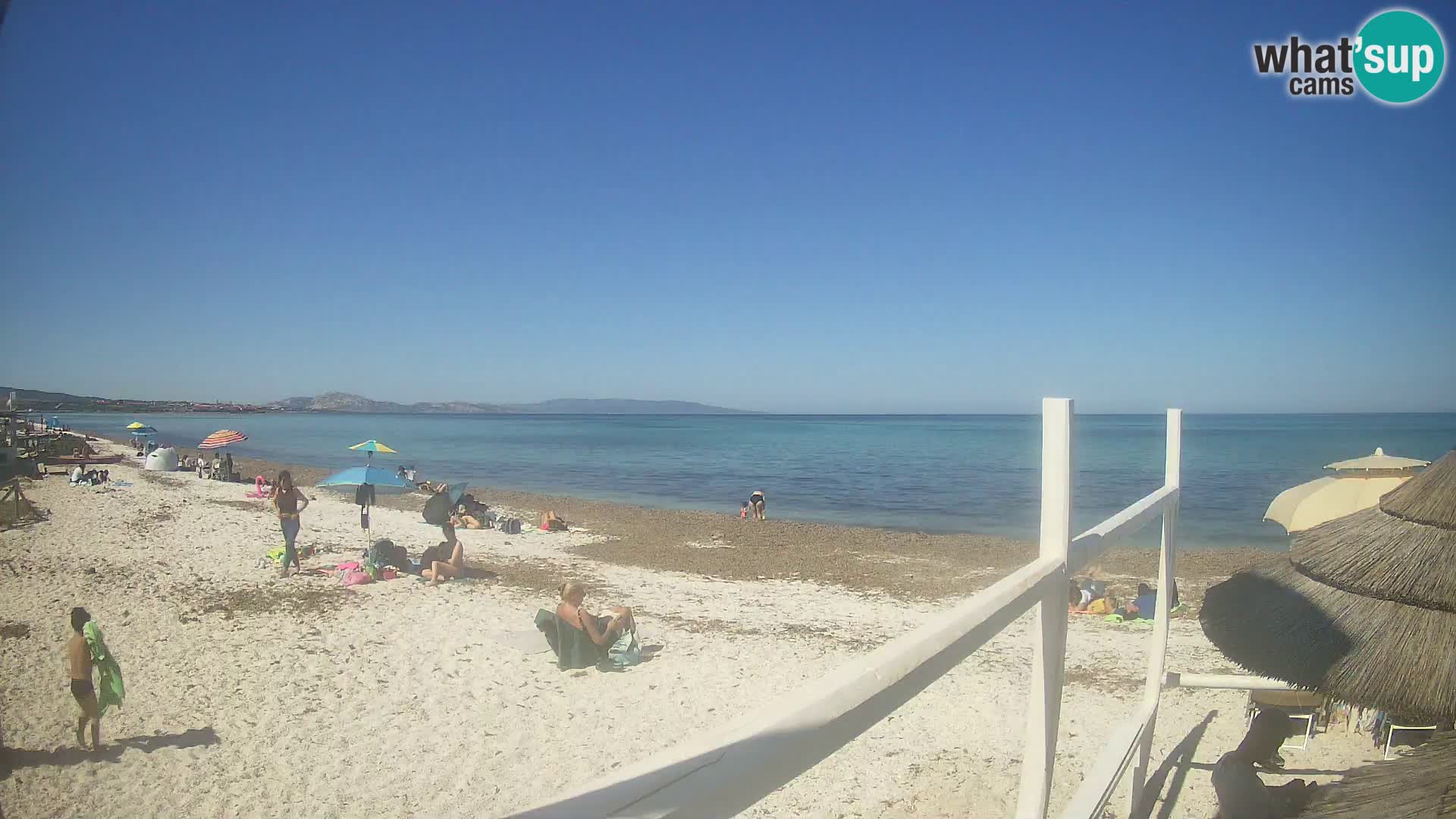 Spletna kamera plaža Le Saline Stintino | Sardinija
