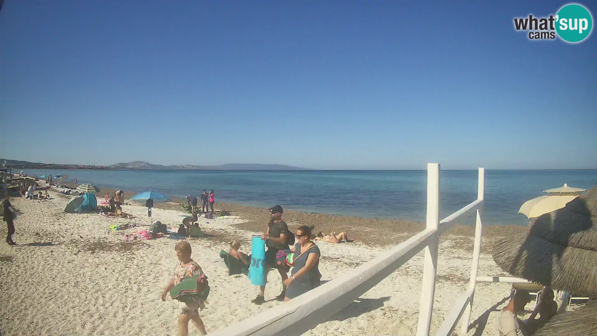 Strand Le Saline webcam Stintino | Sardinien