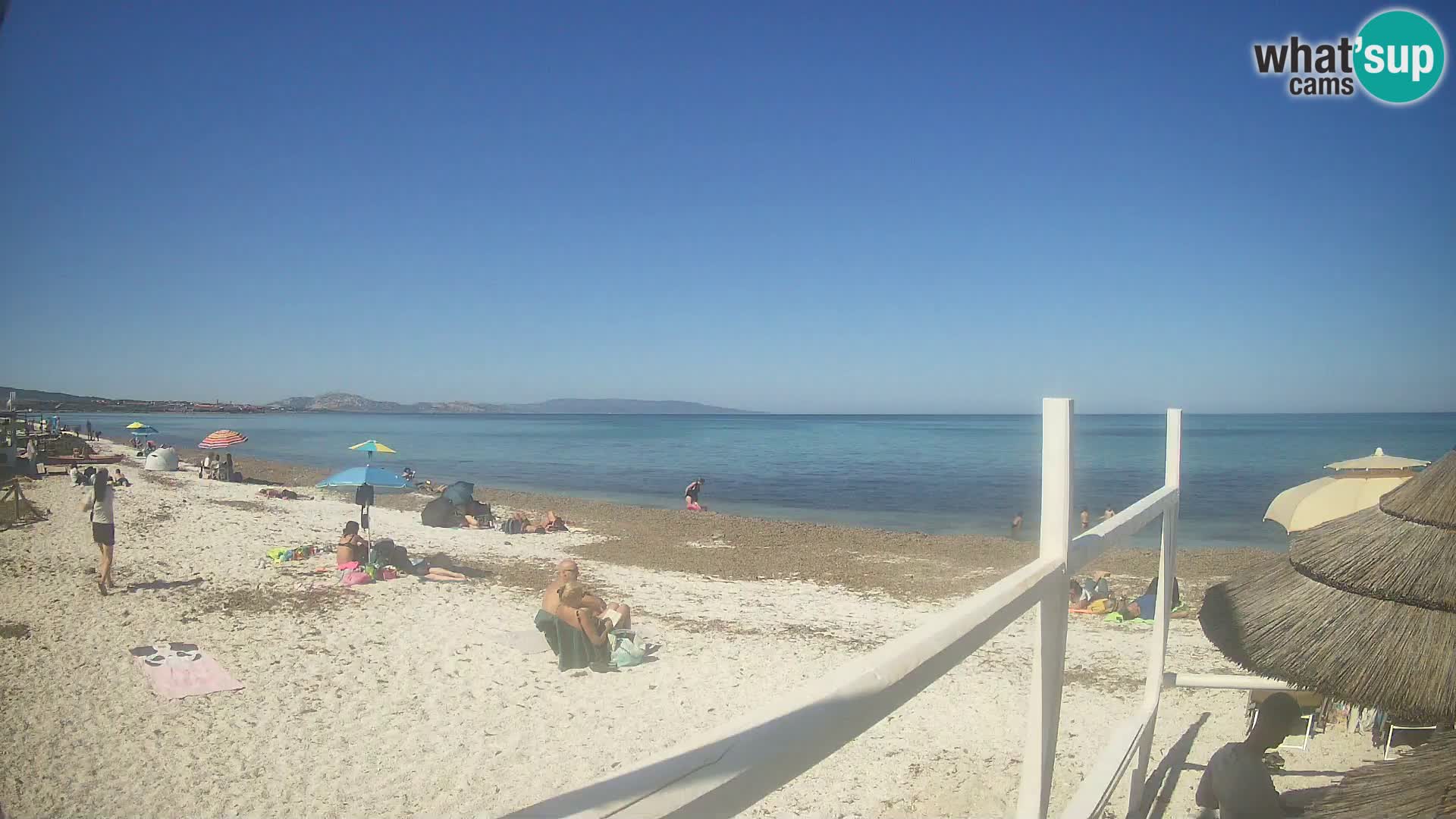 Livecam plage Le Saline Stintino | Sardaigne