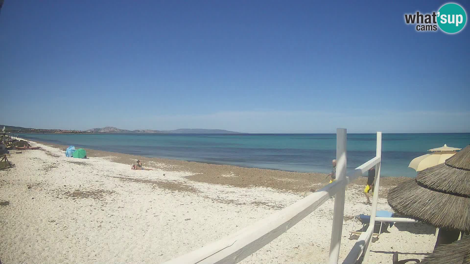 Spletna kamera plaža Le Saline Stintino | Sardinija