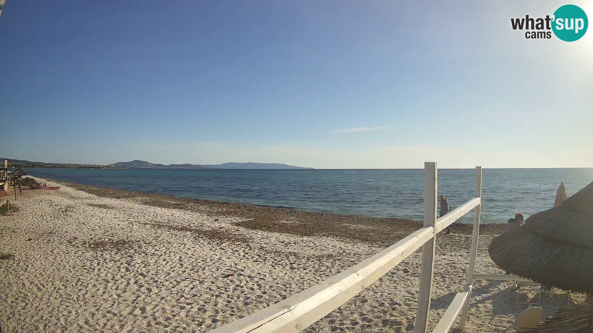 Spletna kamera plaža Le Saline Stintino | Sardinija