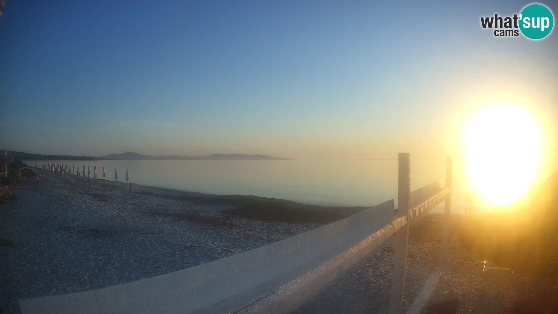 Spletna kamera plaža Le Saline Stintino | Sardinija