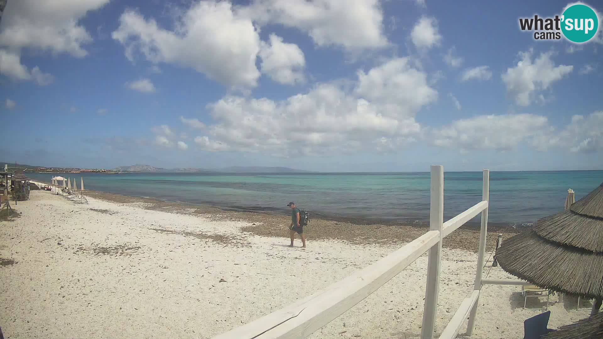 Spletna kamera plaža Le Saline Stintino | Sardinija