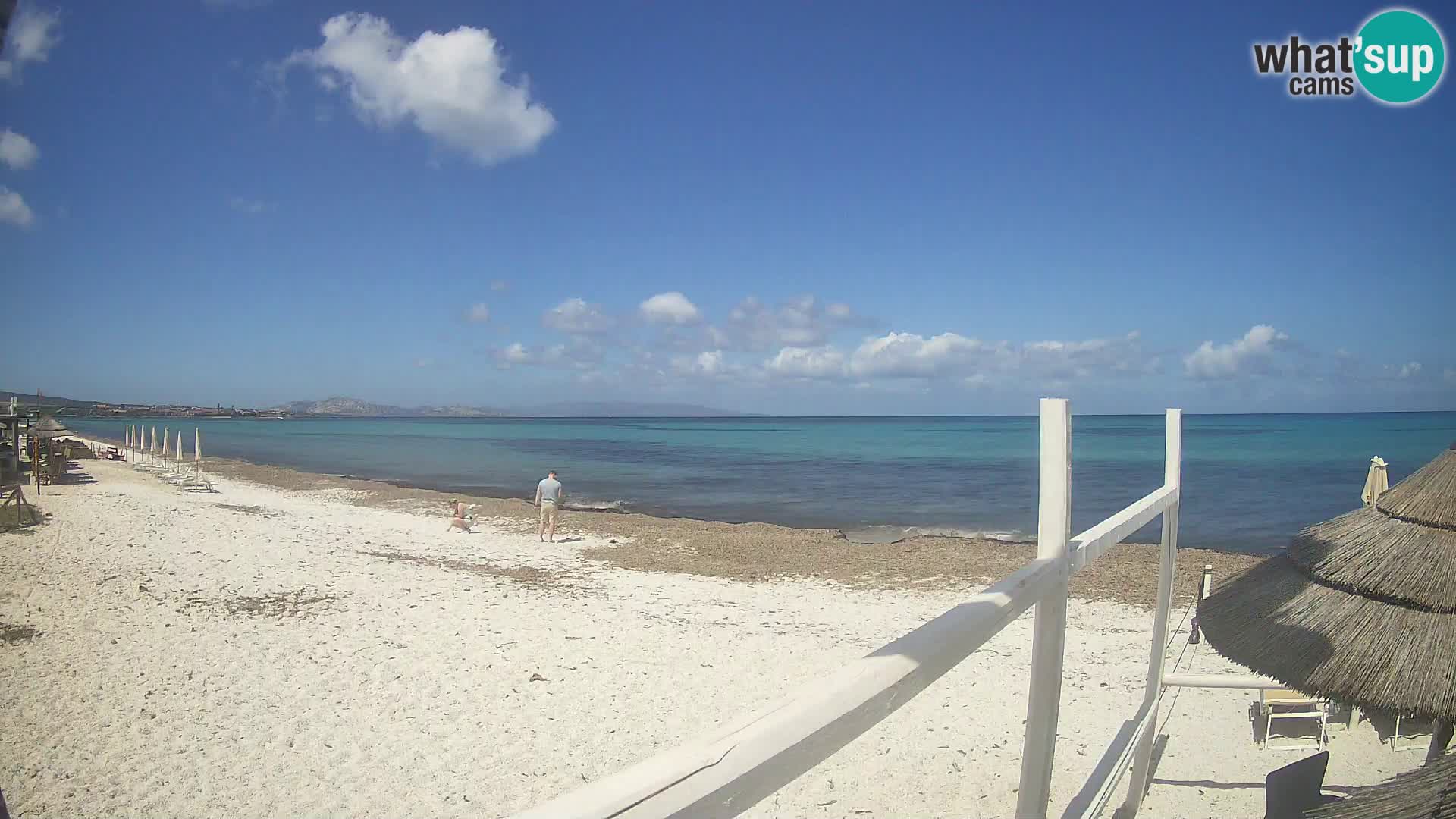 Spletna kamera plaža Le Saline Stintino | Sardinija