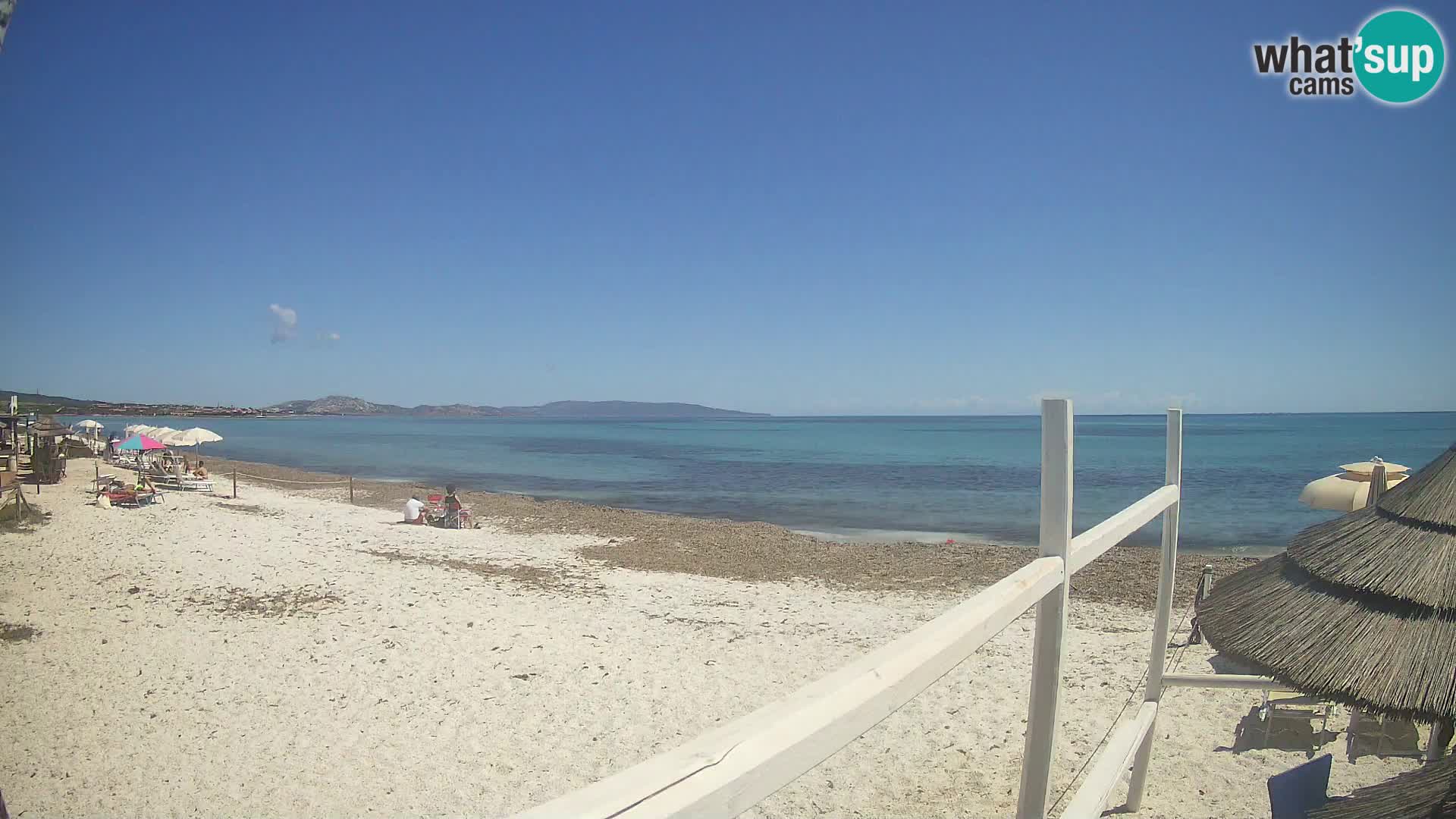 Strand Le Saline webcam Stintino | Sardinien
