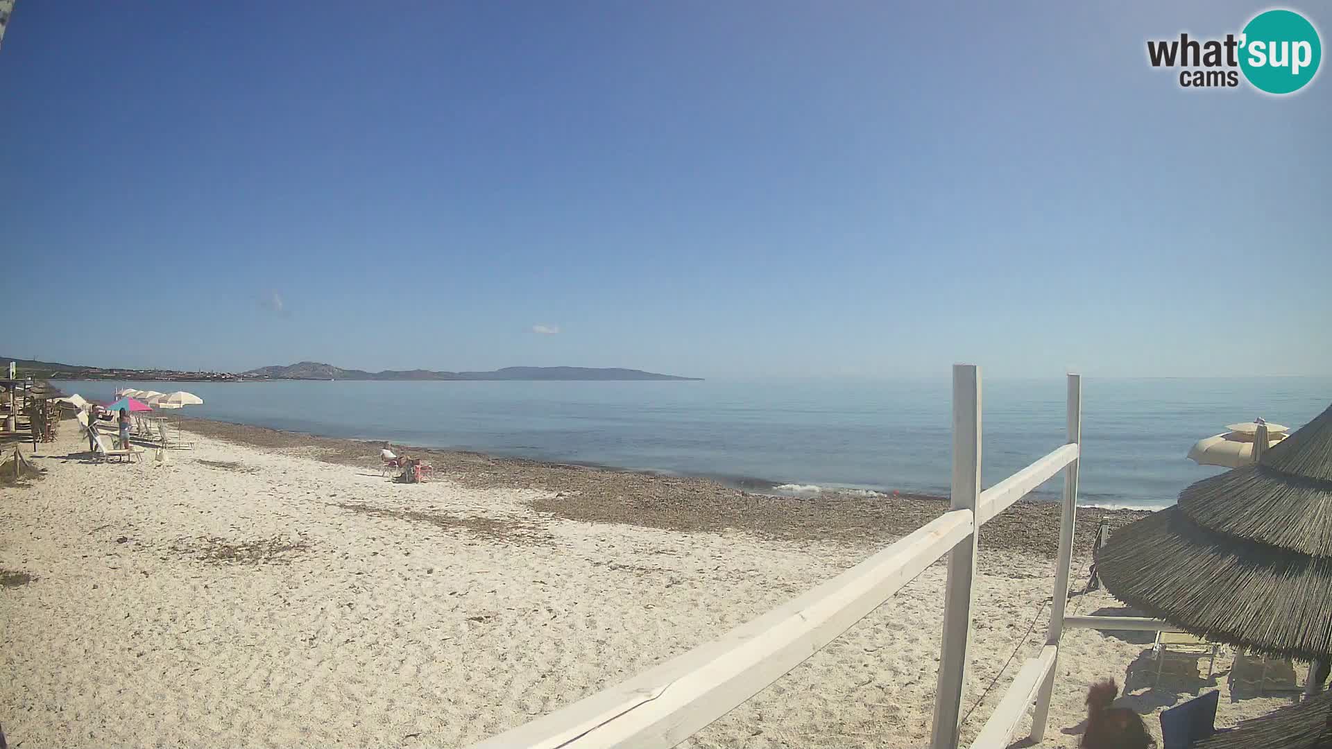 Spletna kamera plaža Le Saline Stintino | Sardinija