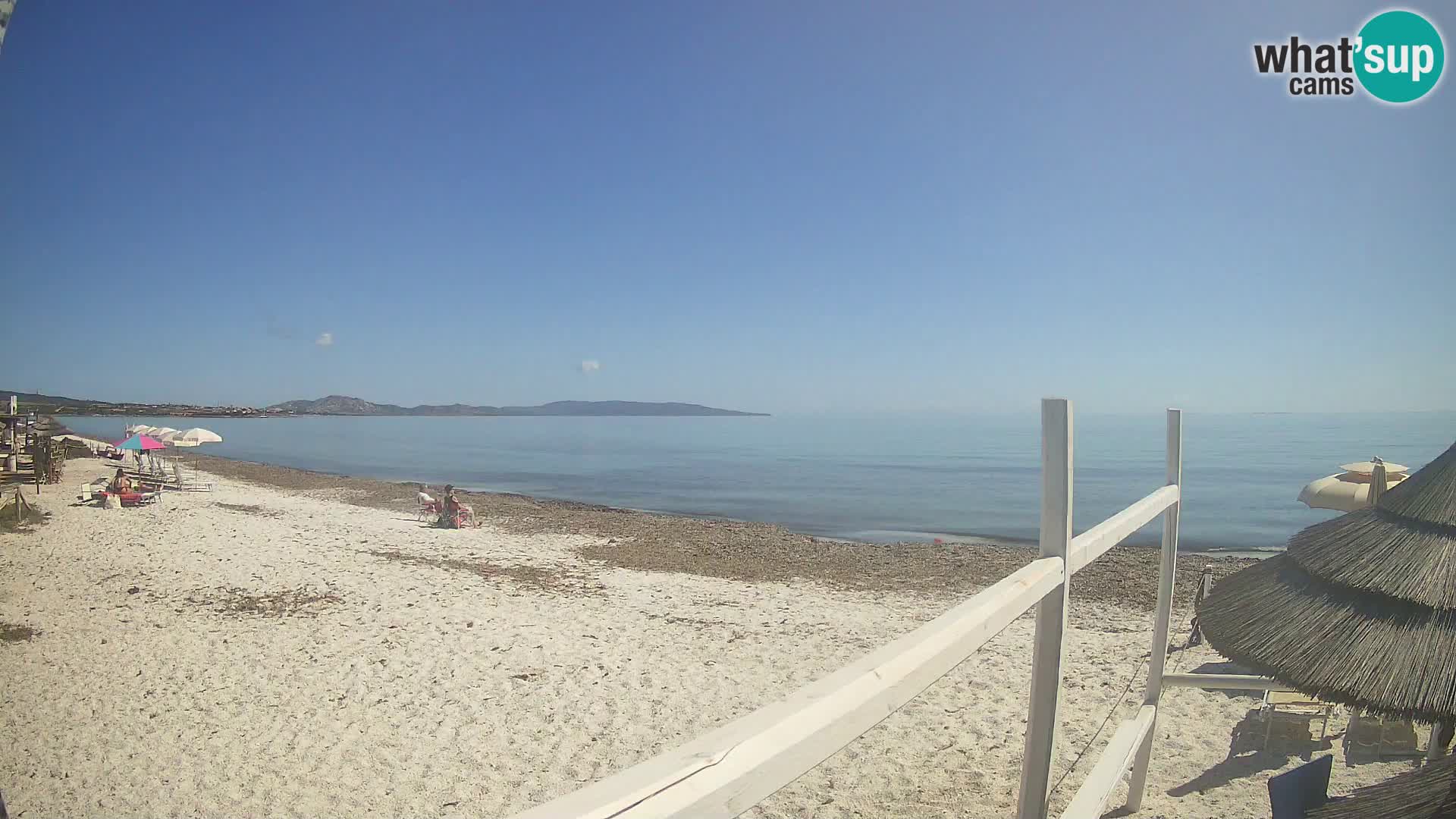 Spletna kamera plaža Le Saline Stintino | Sardinija