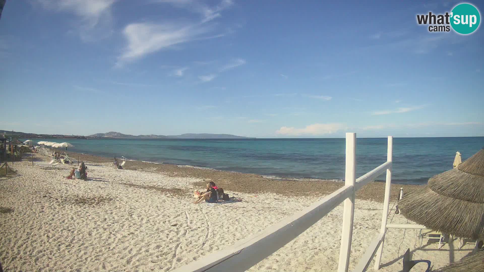 Livecam plage Le Saline Stintino | Sardaigne
