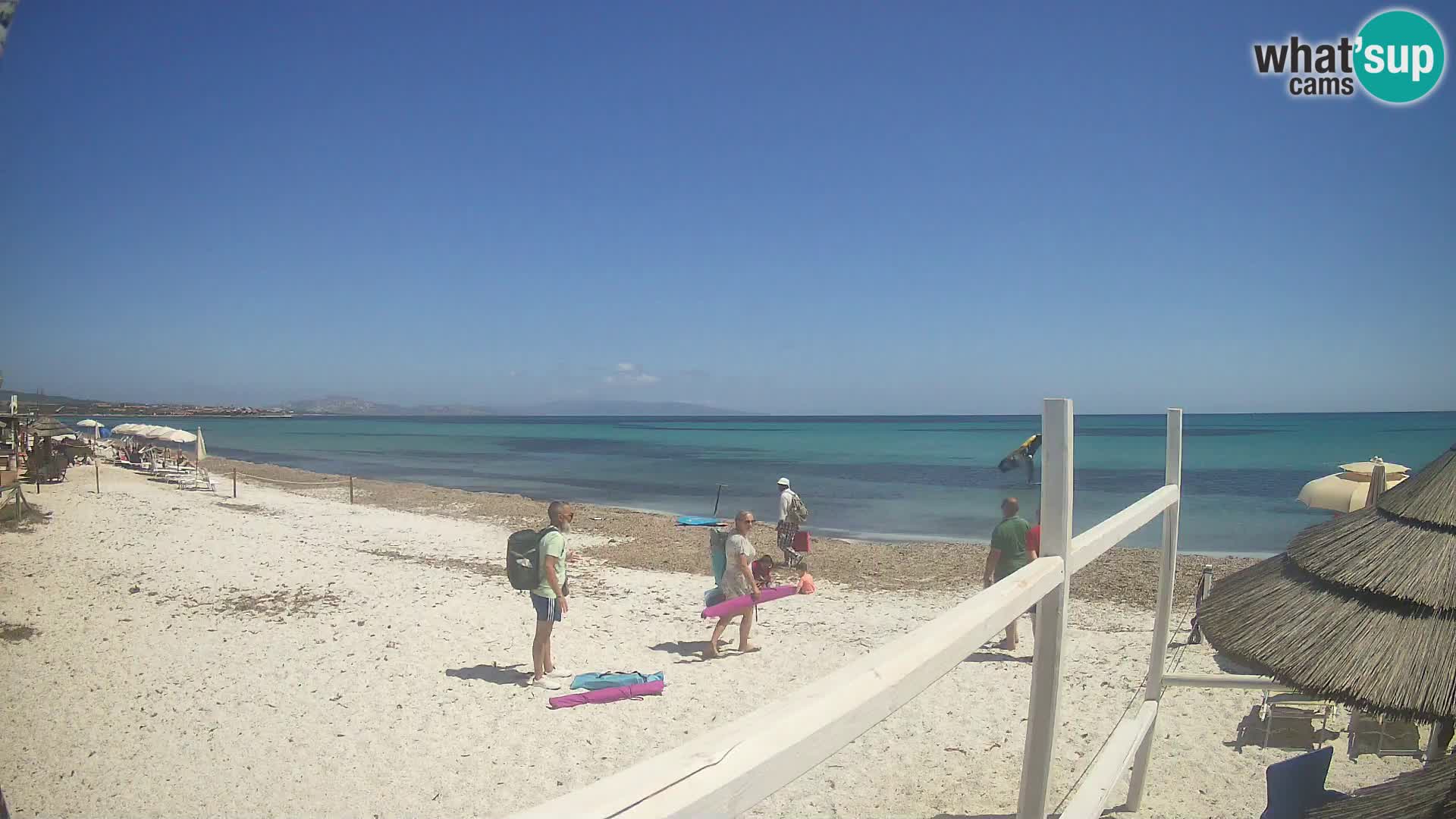 Strand Le Saline webcam Stintino | Sardinien