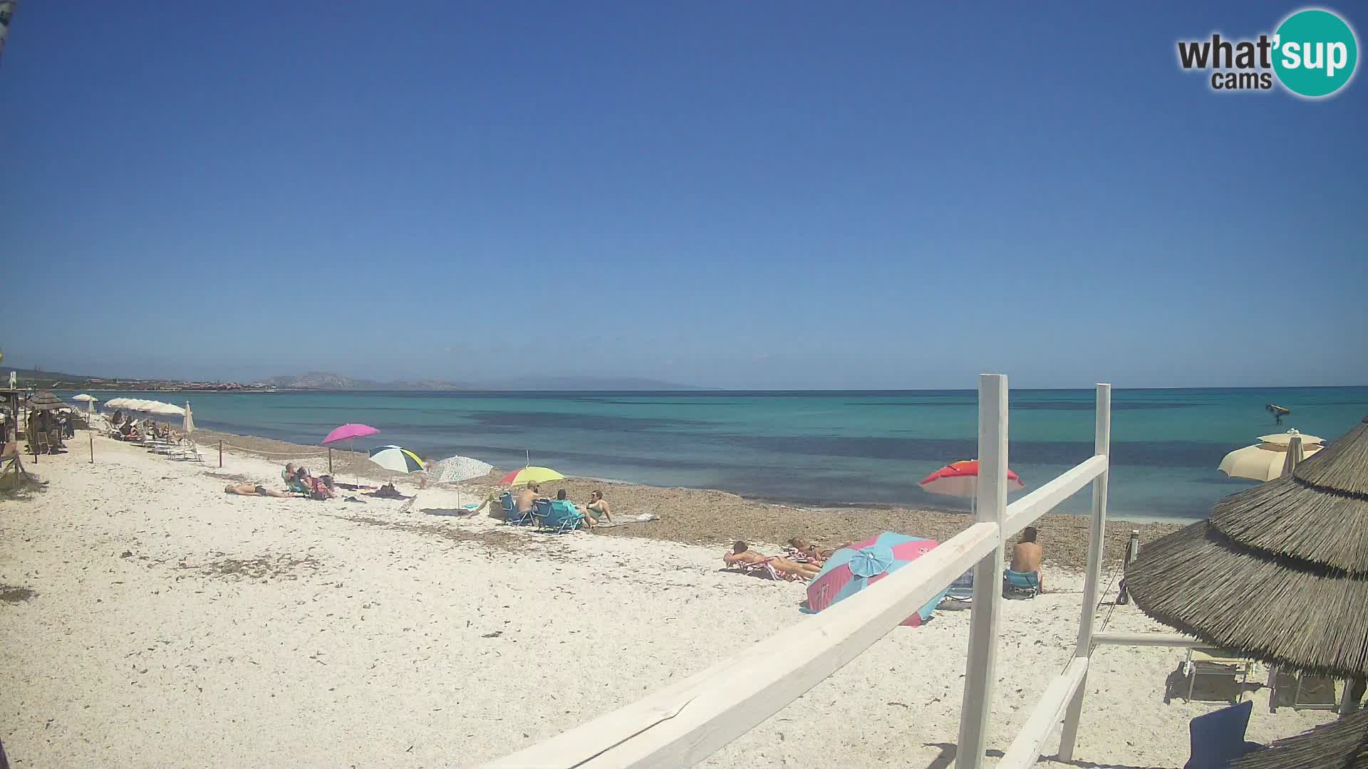 Spletna kamera plaža Le Saline Stintino | Sardinija