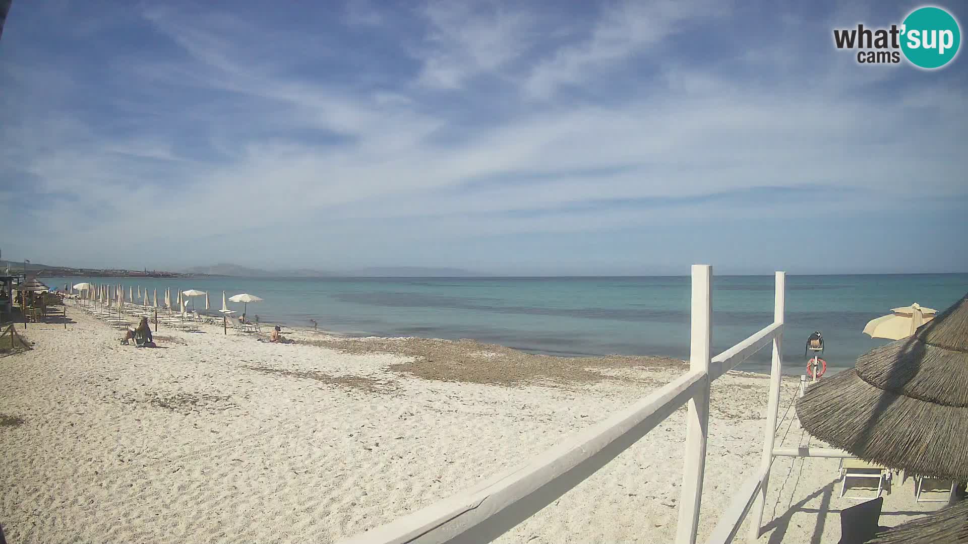 Strand Le Saline webcam Stintino | Sardinien